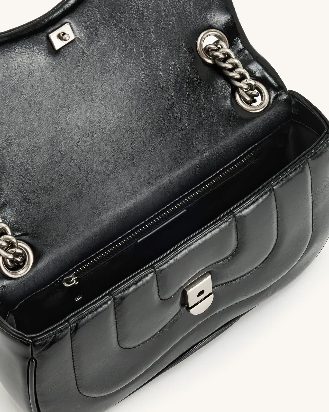 Jw Pei Tina Quilted Chain Crossbody Black