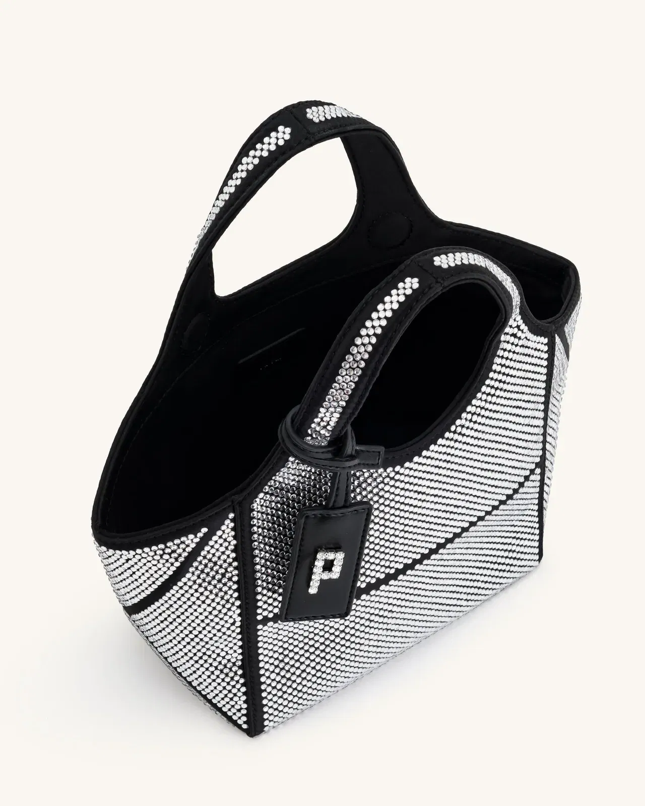 Jw Pei Eliana Artificial Crystal Mini Tote Bag Anthracite