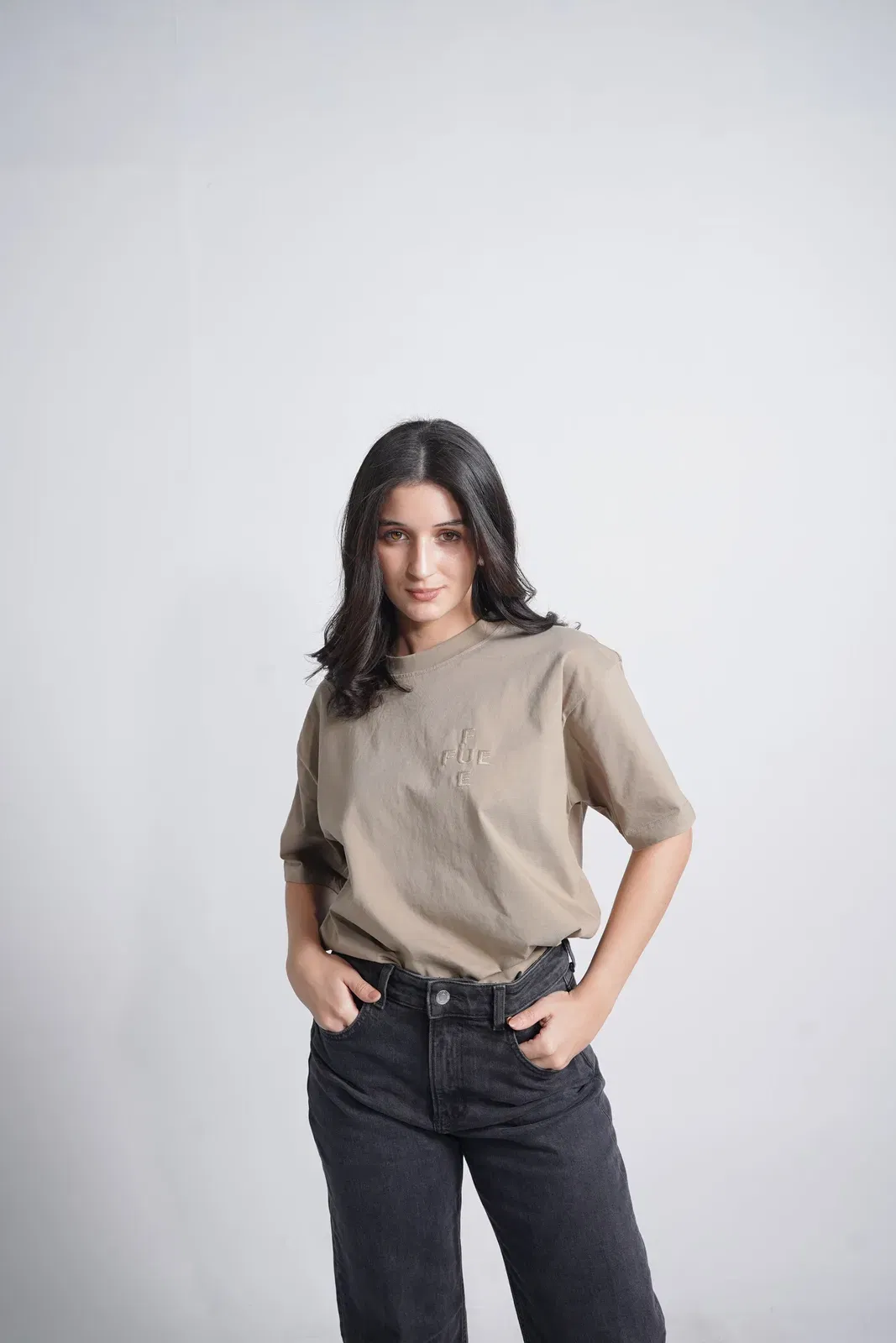 Sand Mono T-Shirt