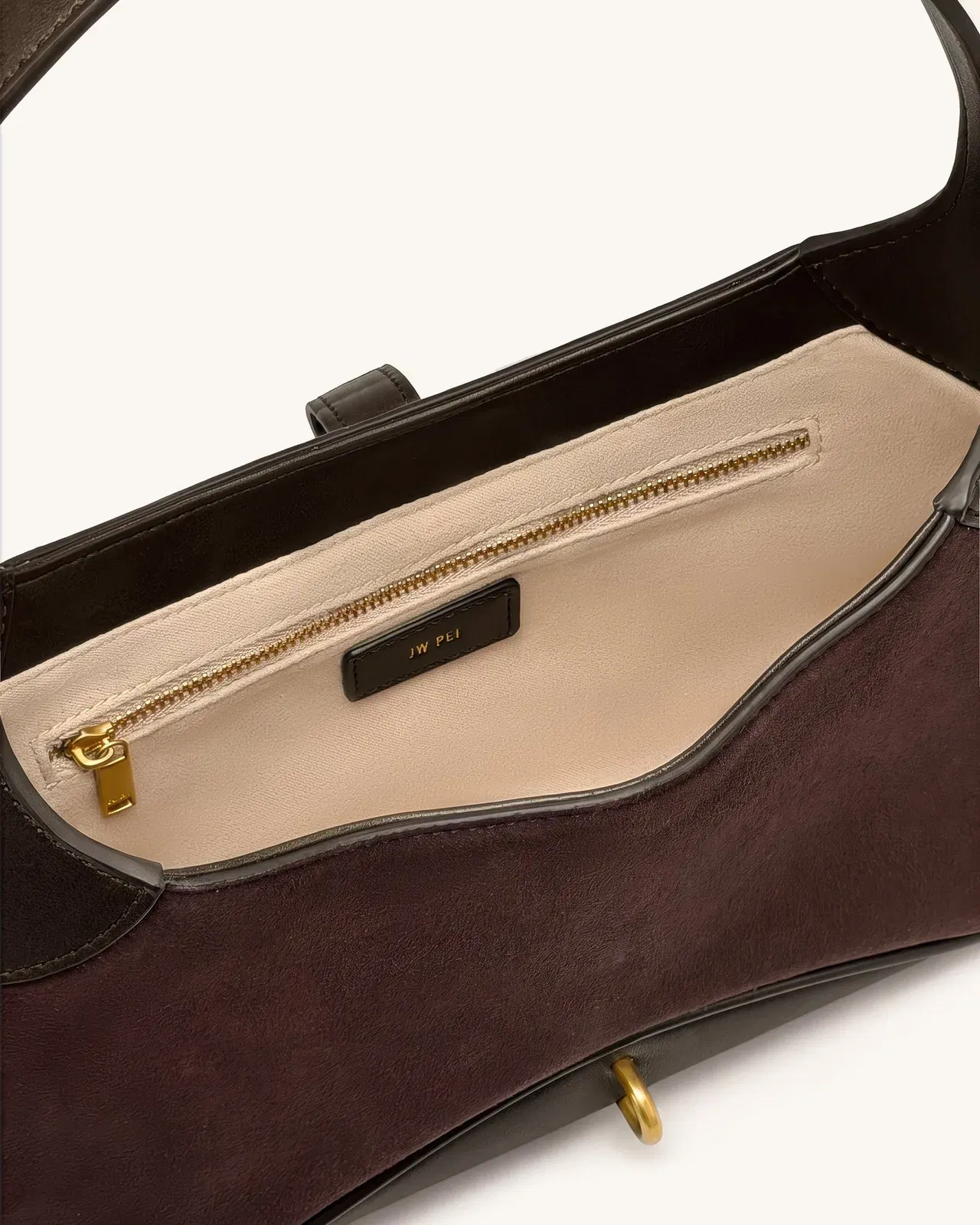 Jw Pei Juliette Key Charm East West Shoulder Bag Dark Brown