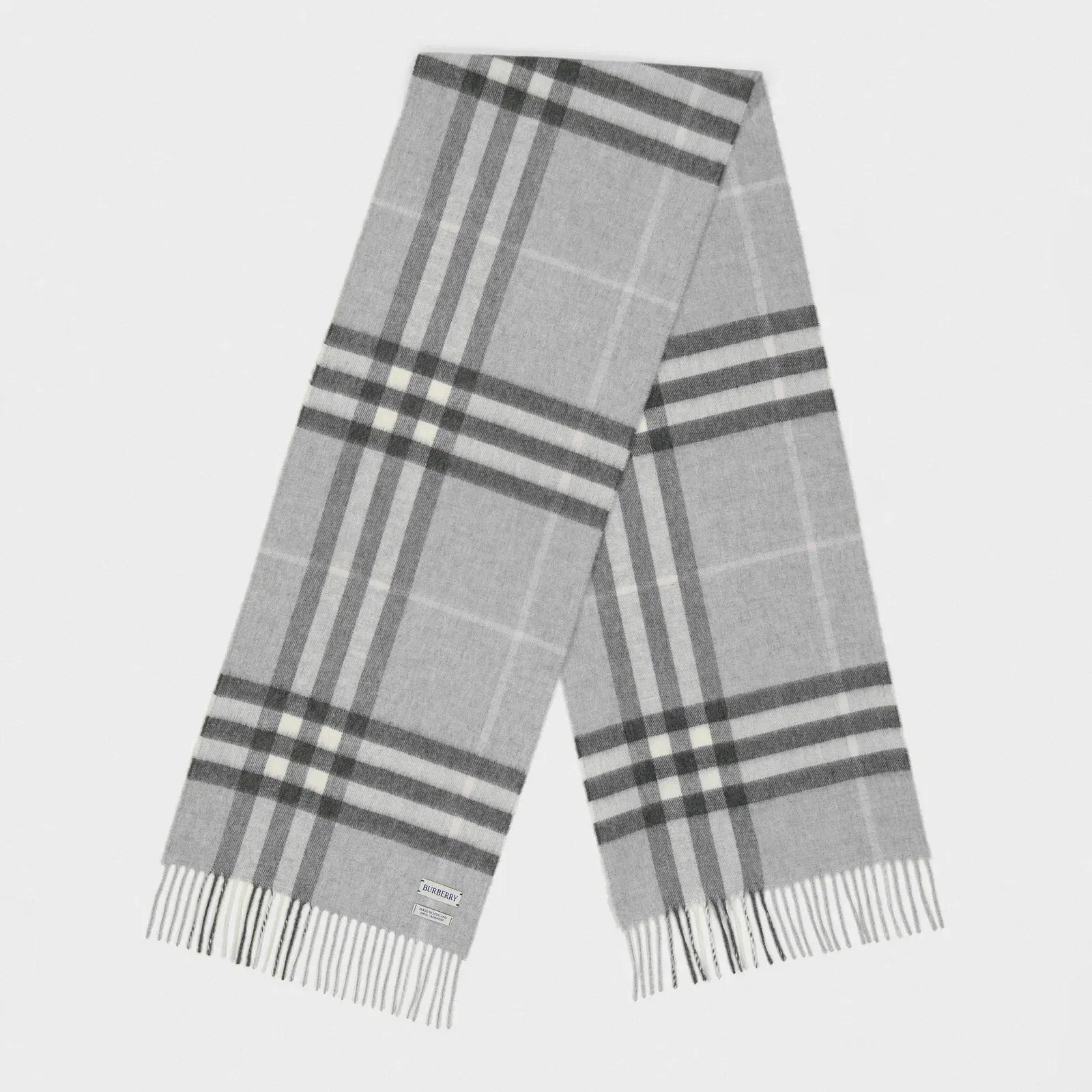Check Cashmere Scarf