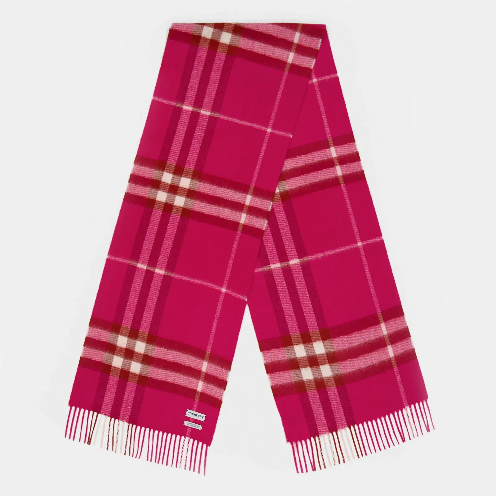 Check Cashmere Scarf