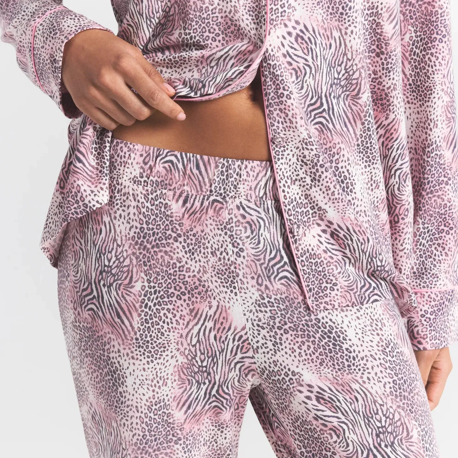Skims Sleep Long Sleeve Button Up Set