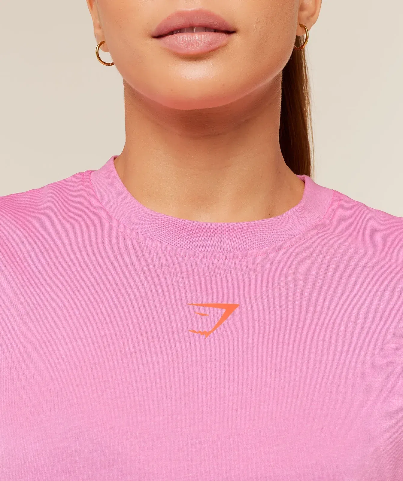Women's Gymshark Gs Power Oversized T-Shirt Focus Pink
