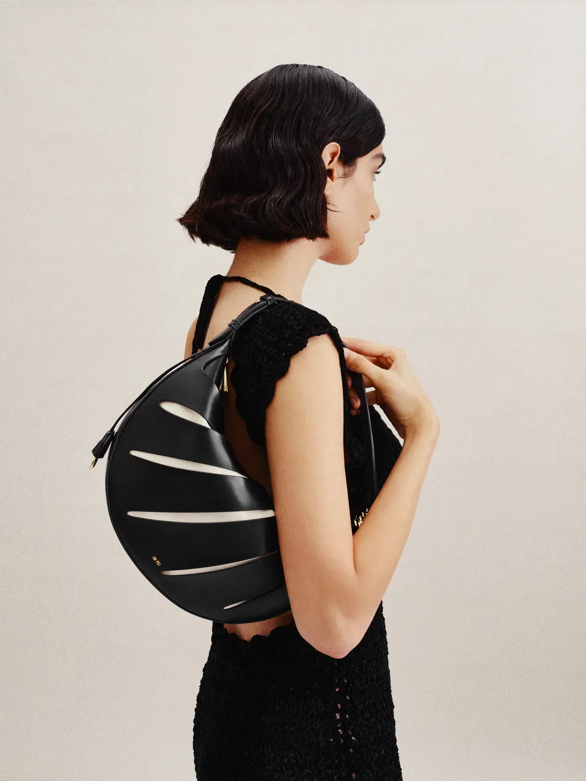 Jw Pei Jana Hollow Out Shoulder Bag Black