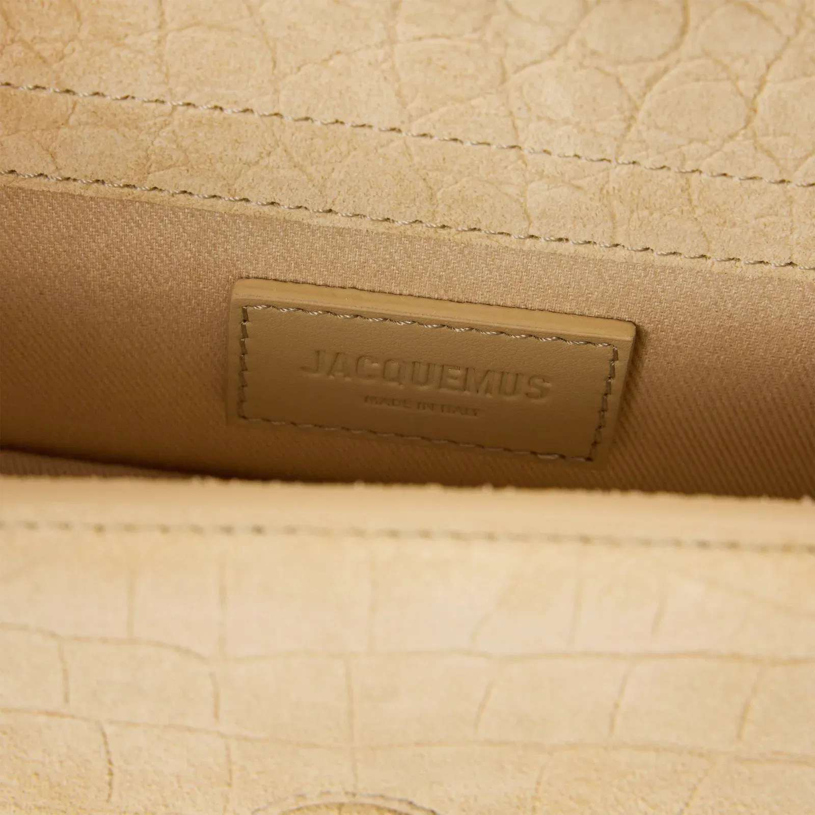 Plain Leather Le Bambino Crossbody Bag