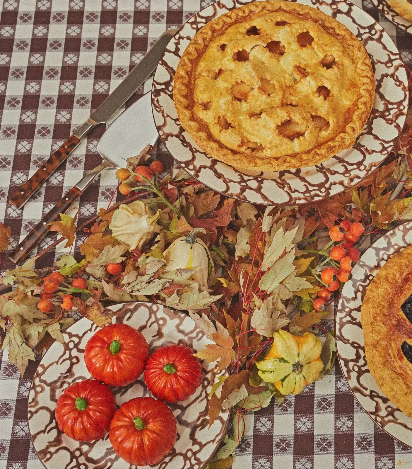 Spongeware Salad Plate, Set of 4