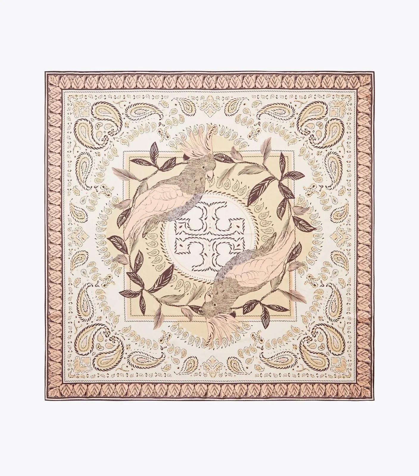 Cockatoo Bandana Silk Square Scarf