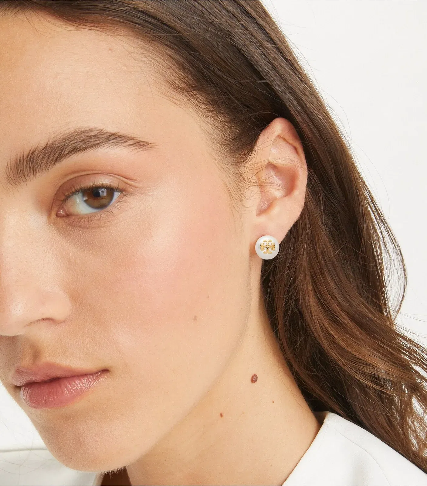 Moondance Pearl Stud Earrings
