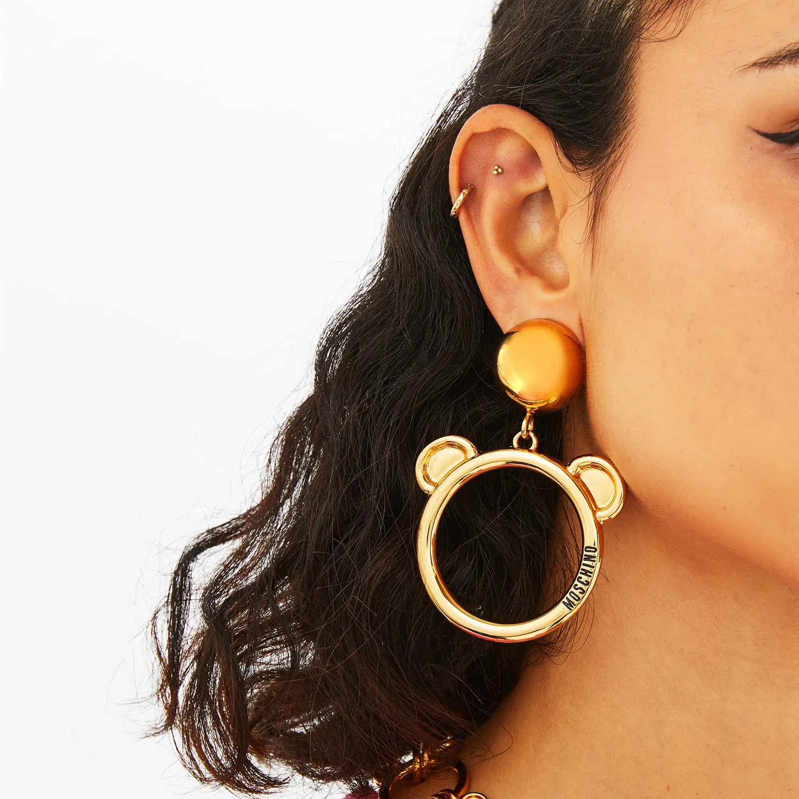 Teddy Clip Earrings