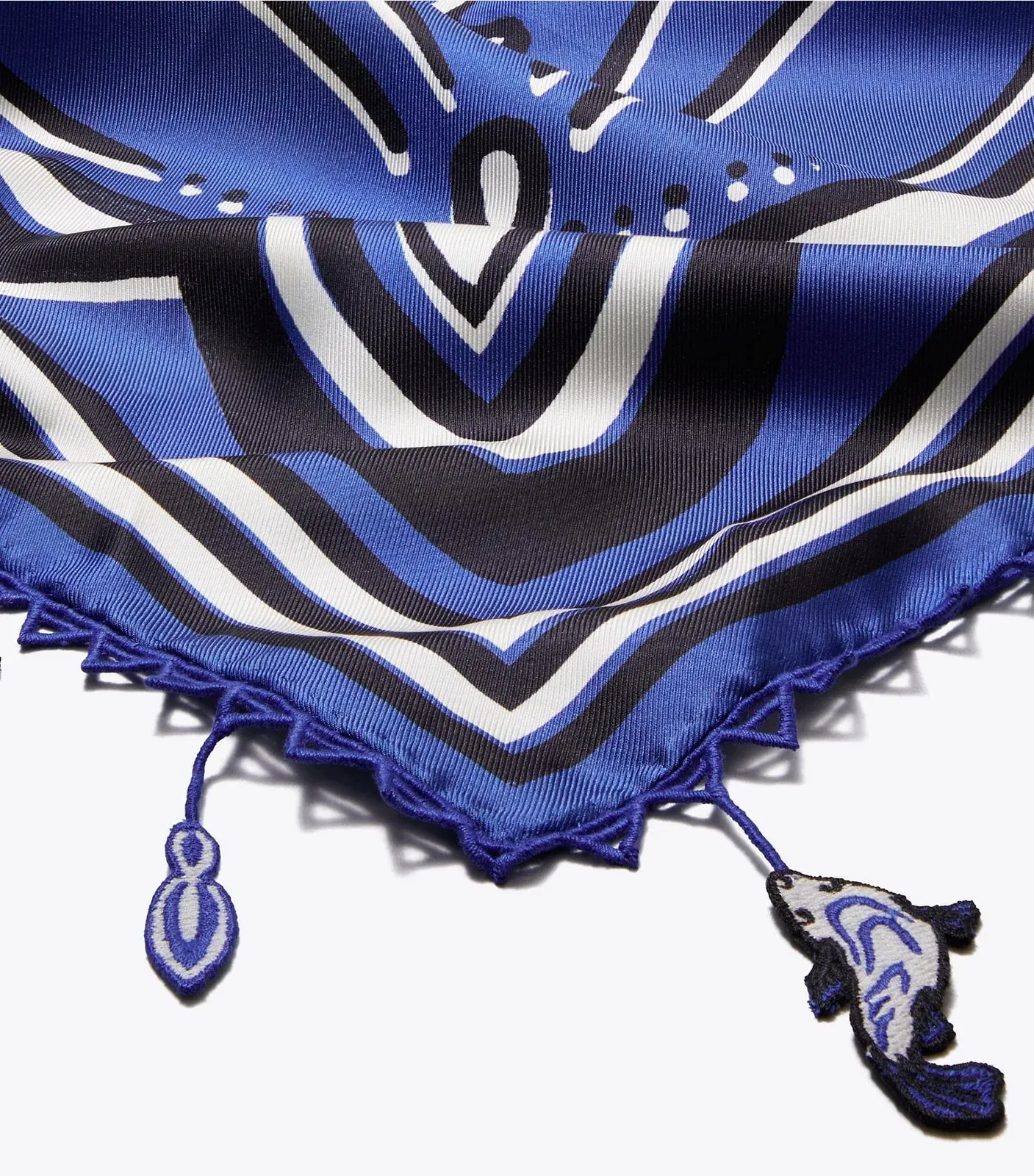 Fish Silk Square Scarf