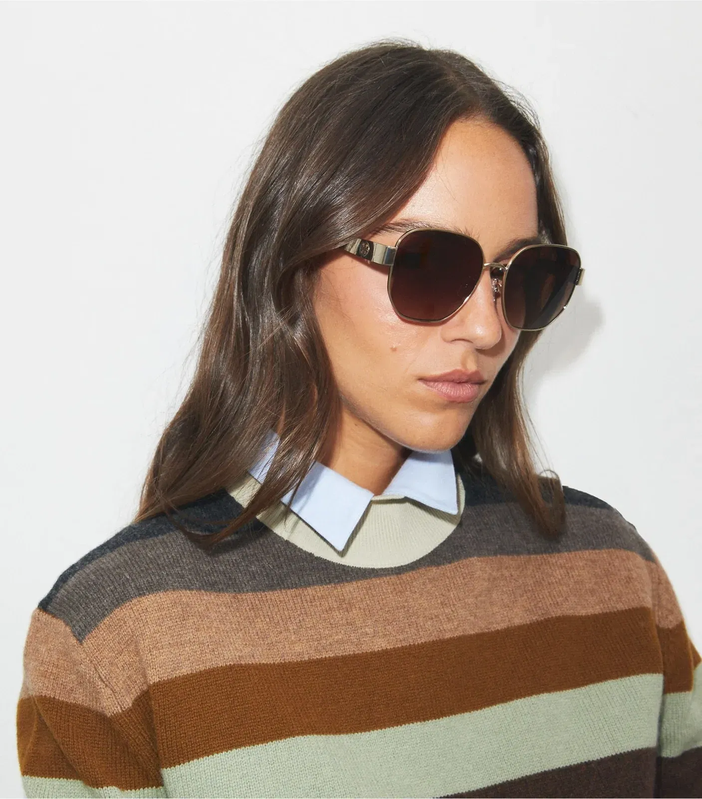 Miller Metal Square Sunglasses
