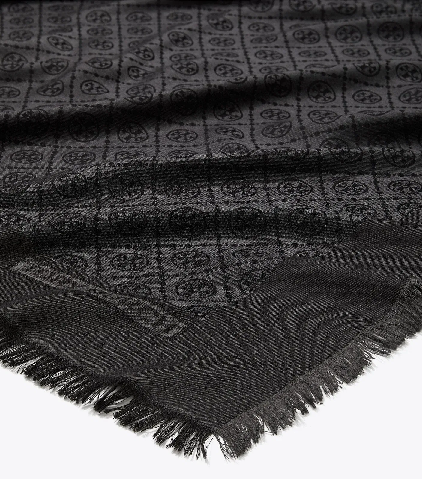 T Monogram Jacquard Traveler Scarf