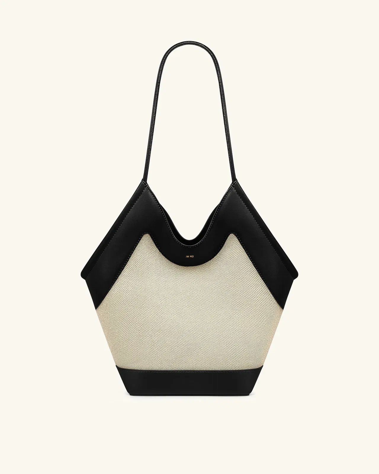 Jw Pei Maribel Panel Tote Bag Black Canvas