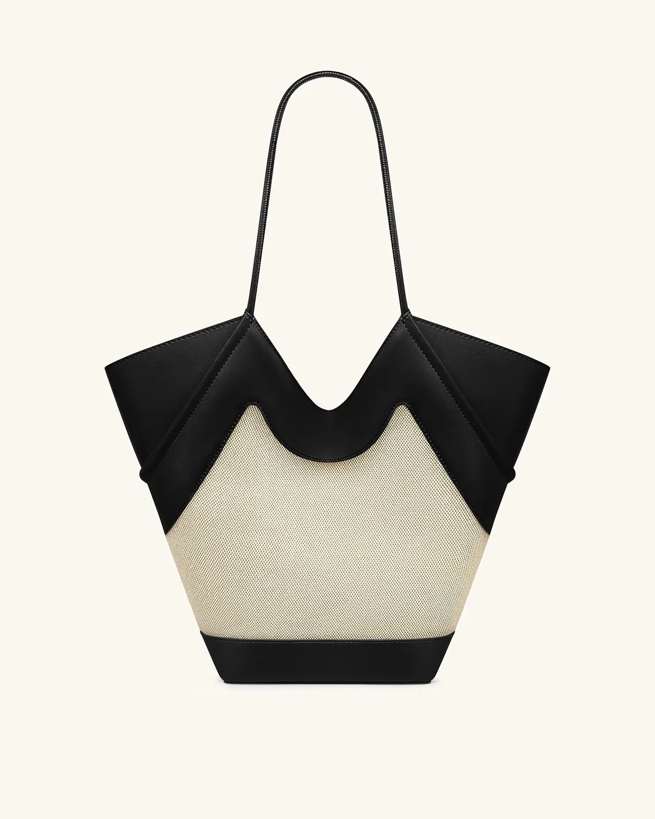 Jw Pei Maribel Panel Tote Bag Black Canvas