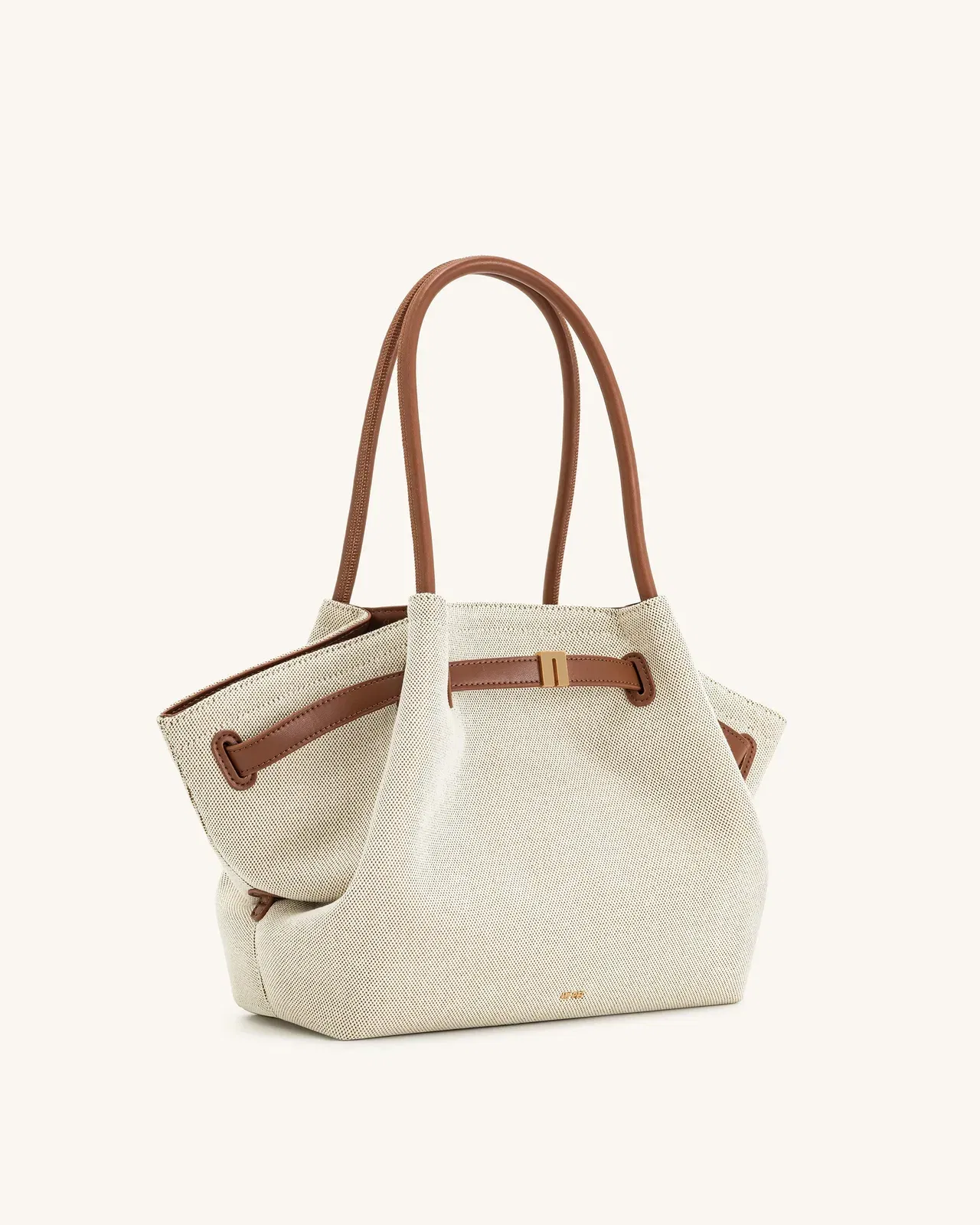 Jw Pei Hana Medium Tote Bag Brown Canvas