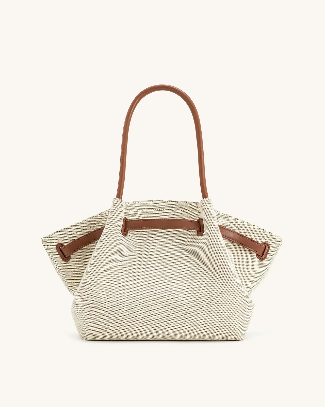Jw Pei Hana Medium Tote Bag Brown Canvas