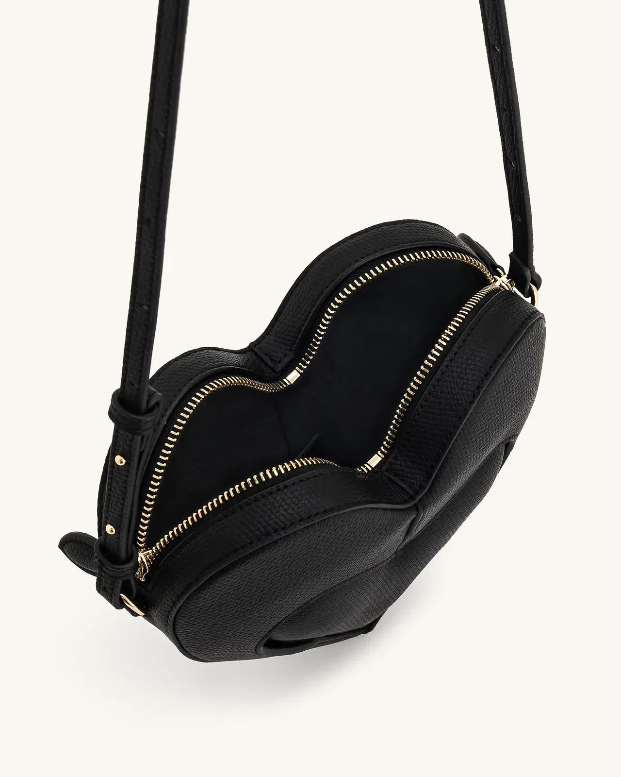 Jw Pei Francisca Heart Shaped Crossbody Bag Black