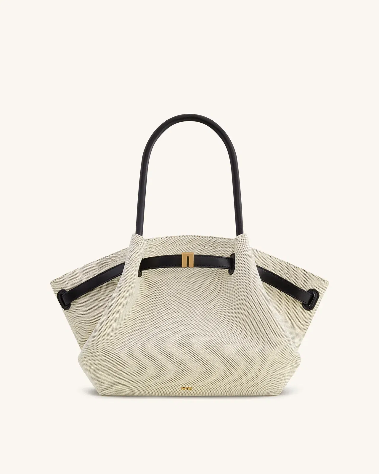 Jw Pei Hana Medium Tote Bag Black Canvas