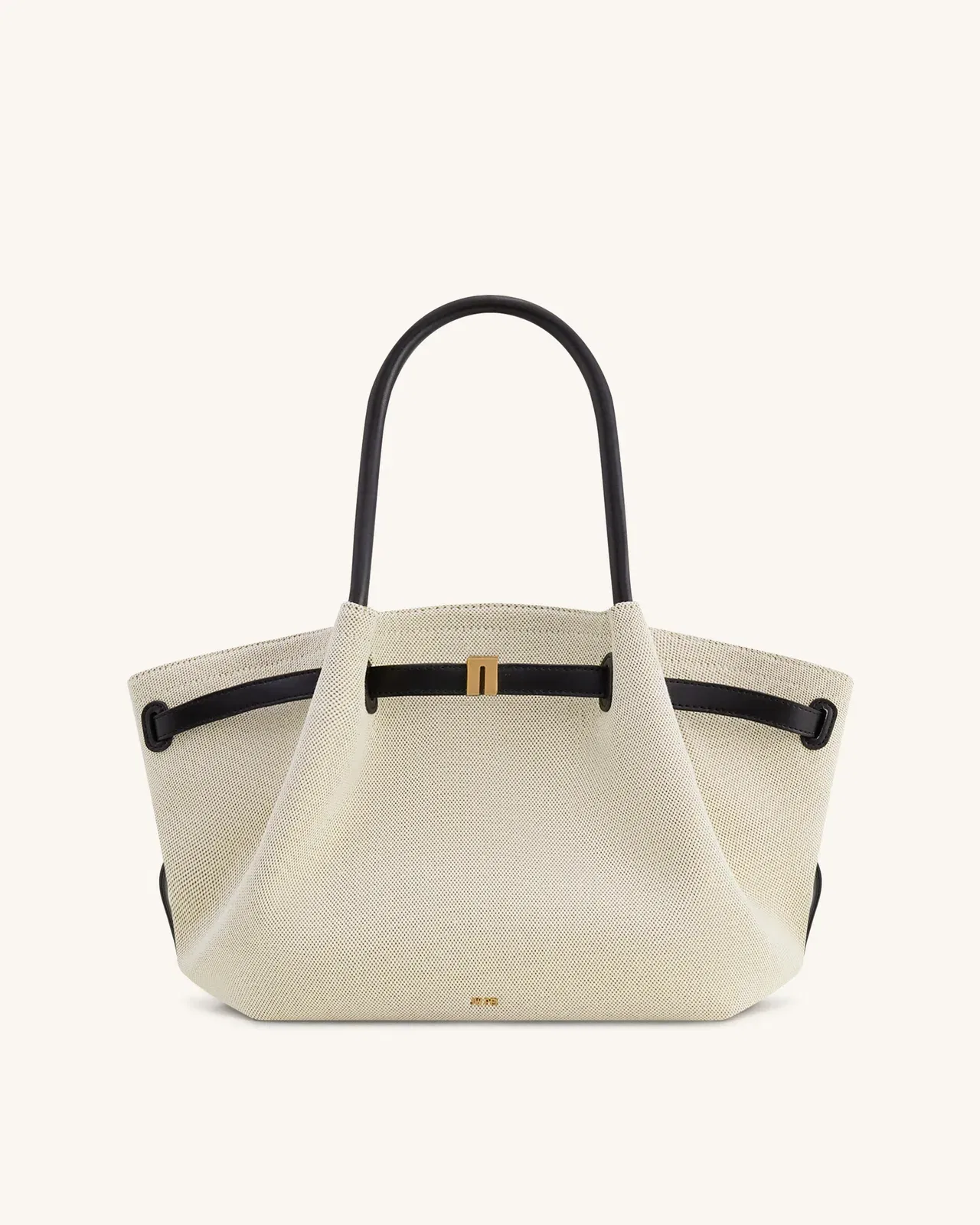 Jw Pei Hana Medium Tote Bag Black Canvas