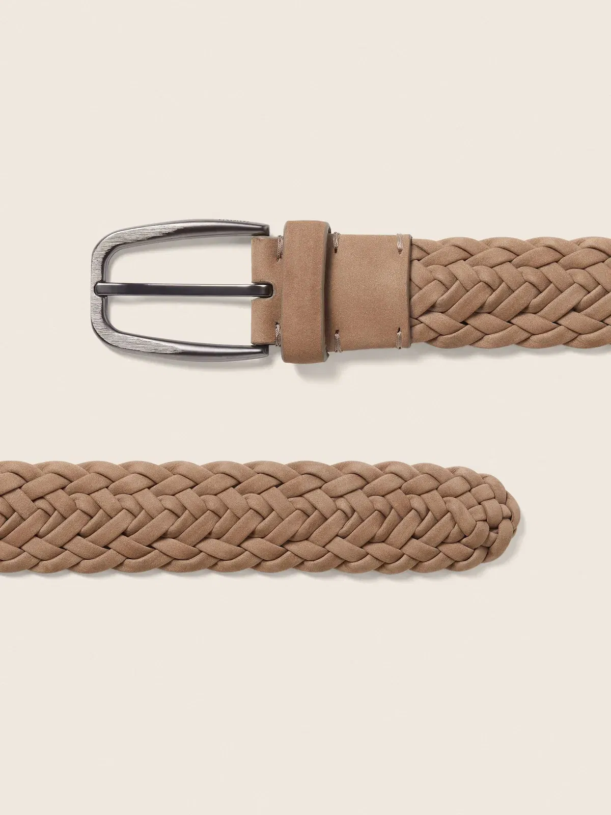Zegna Beige Nubuck Belt
