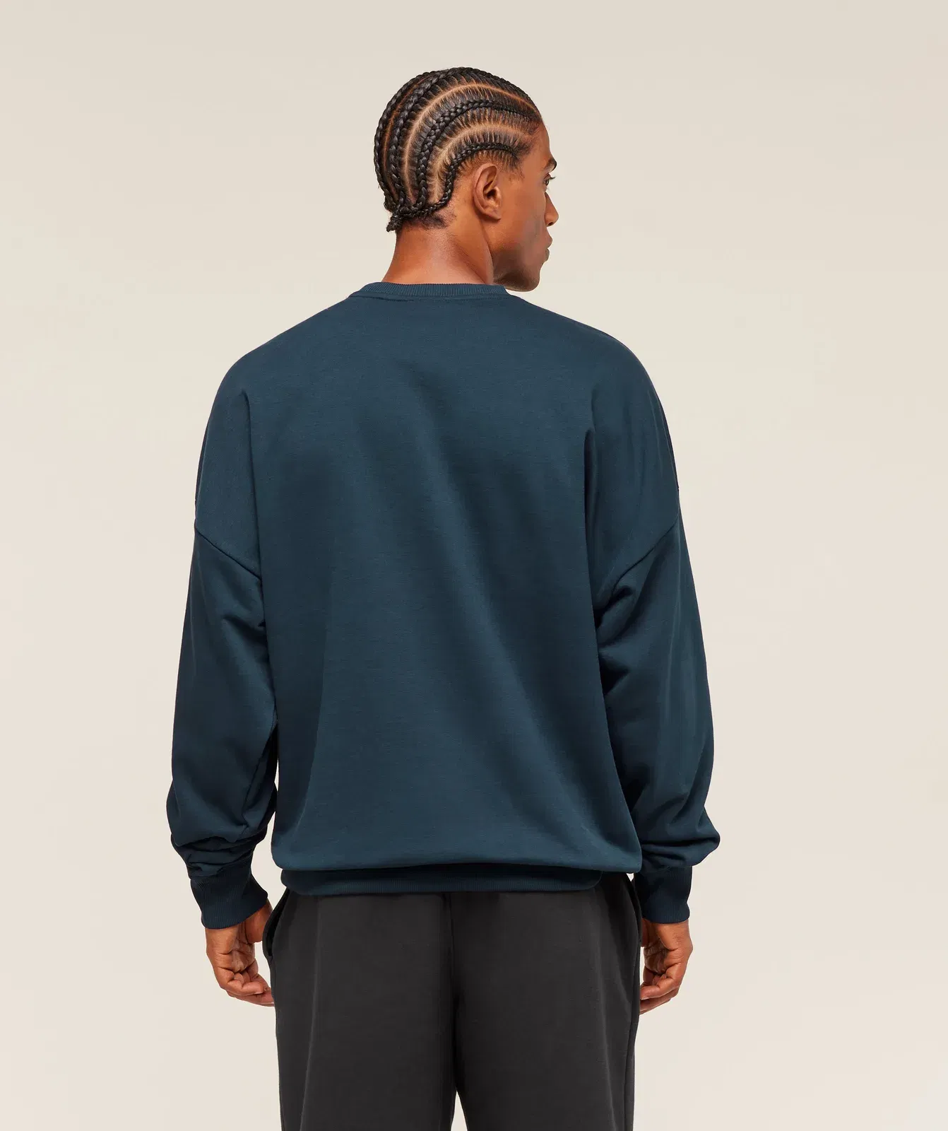 Gymshark Oversized Crest Crew Navy