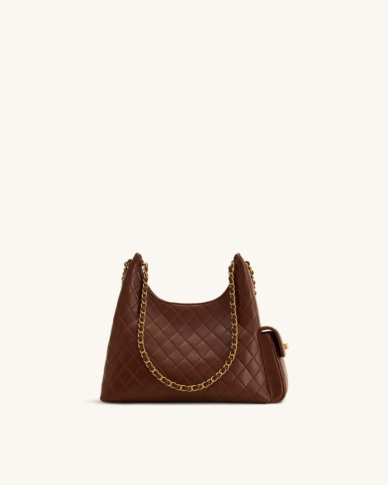 Jw Pei Vivian Quilted Chain Shoulder Bag Brown