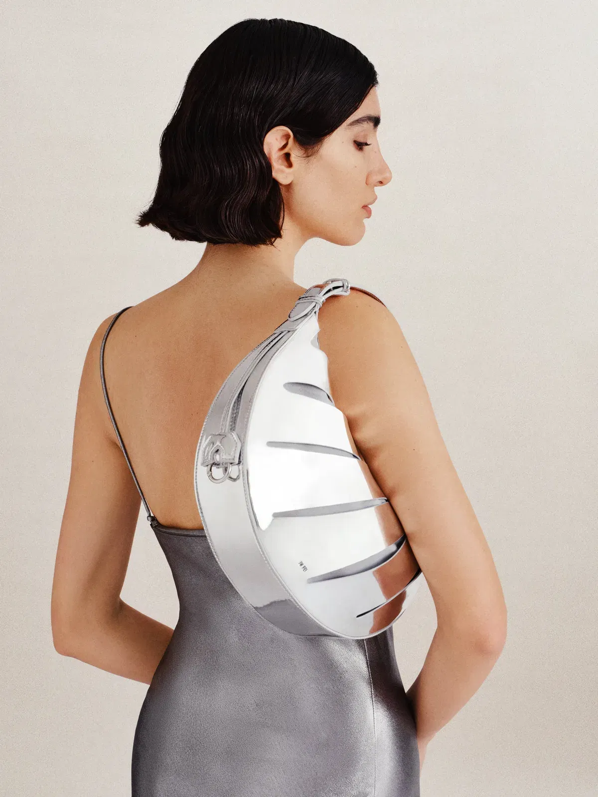 Jw Pei Jana Hollow Out Shoulder Bag Silver