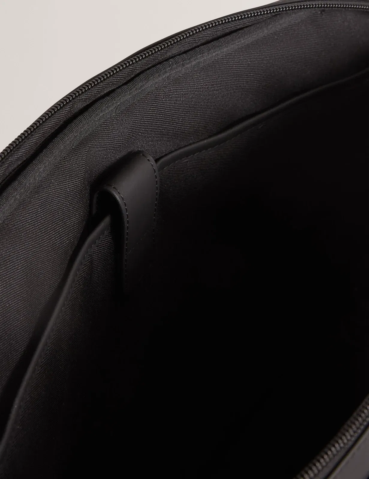 Ted Baker Rylies Rubberised Water Resistant Laptop Bag Black
