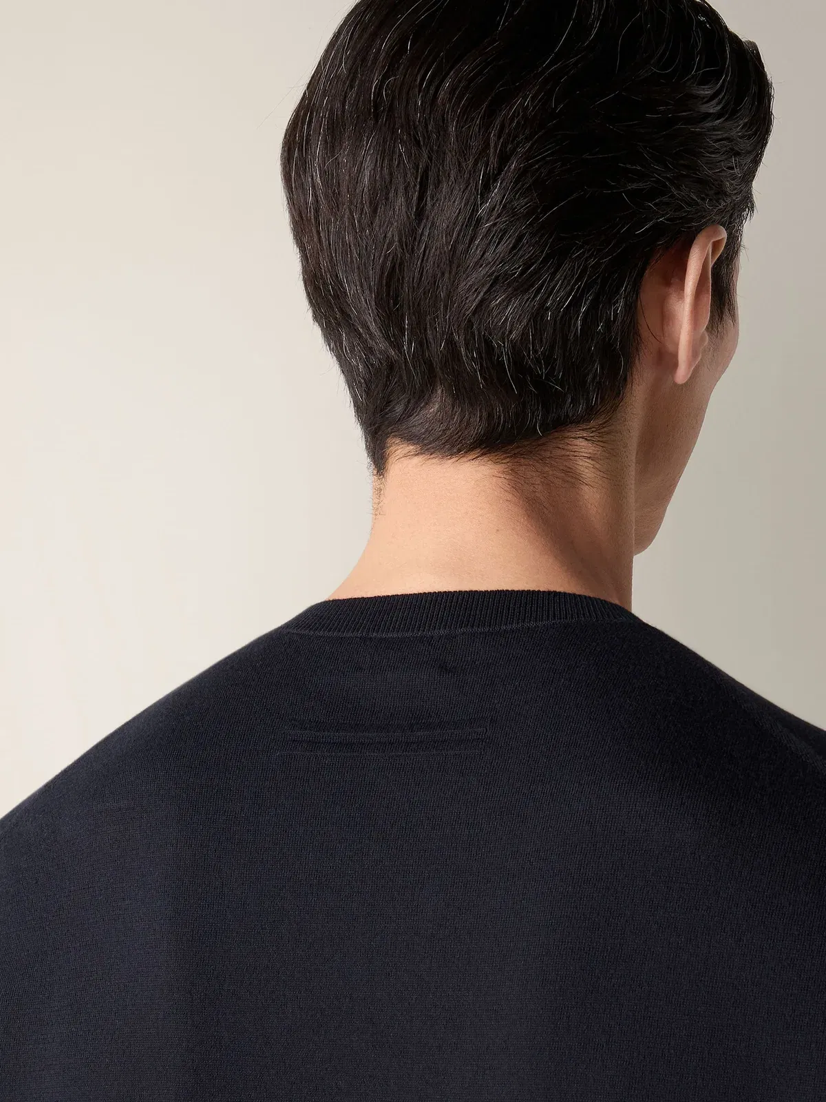 Zegna Navy Blue Premium Cotton T-Shirt