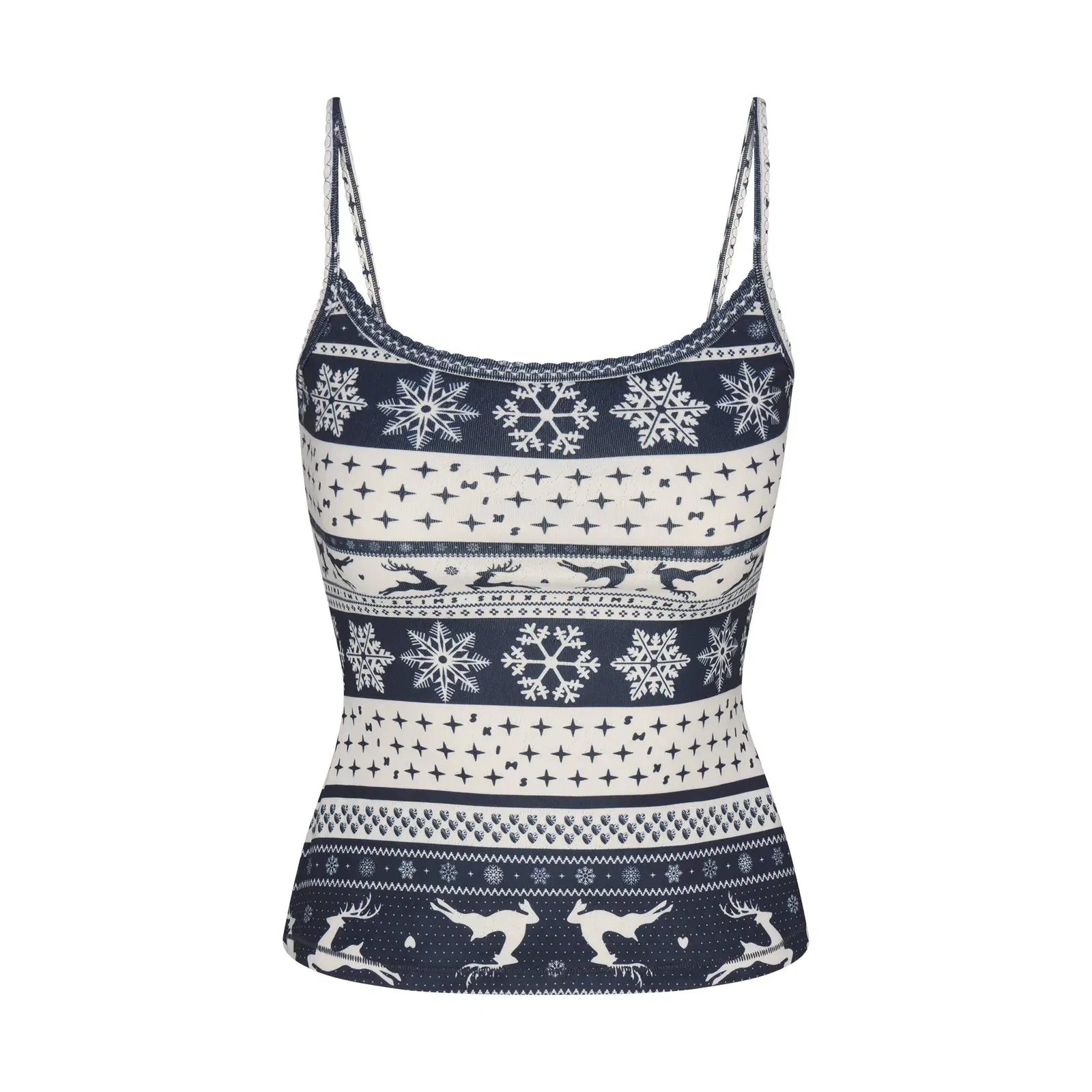 Logo Plush Pointelle Cami