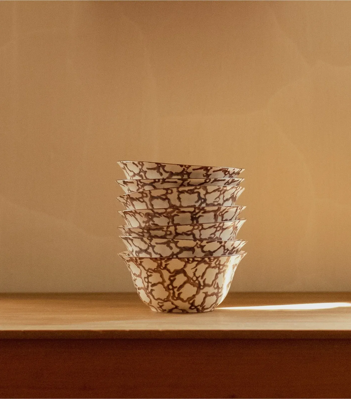 Spongeware Small Bowl, Set of 4