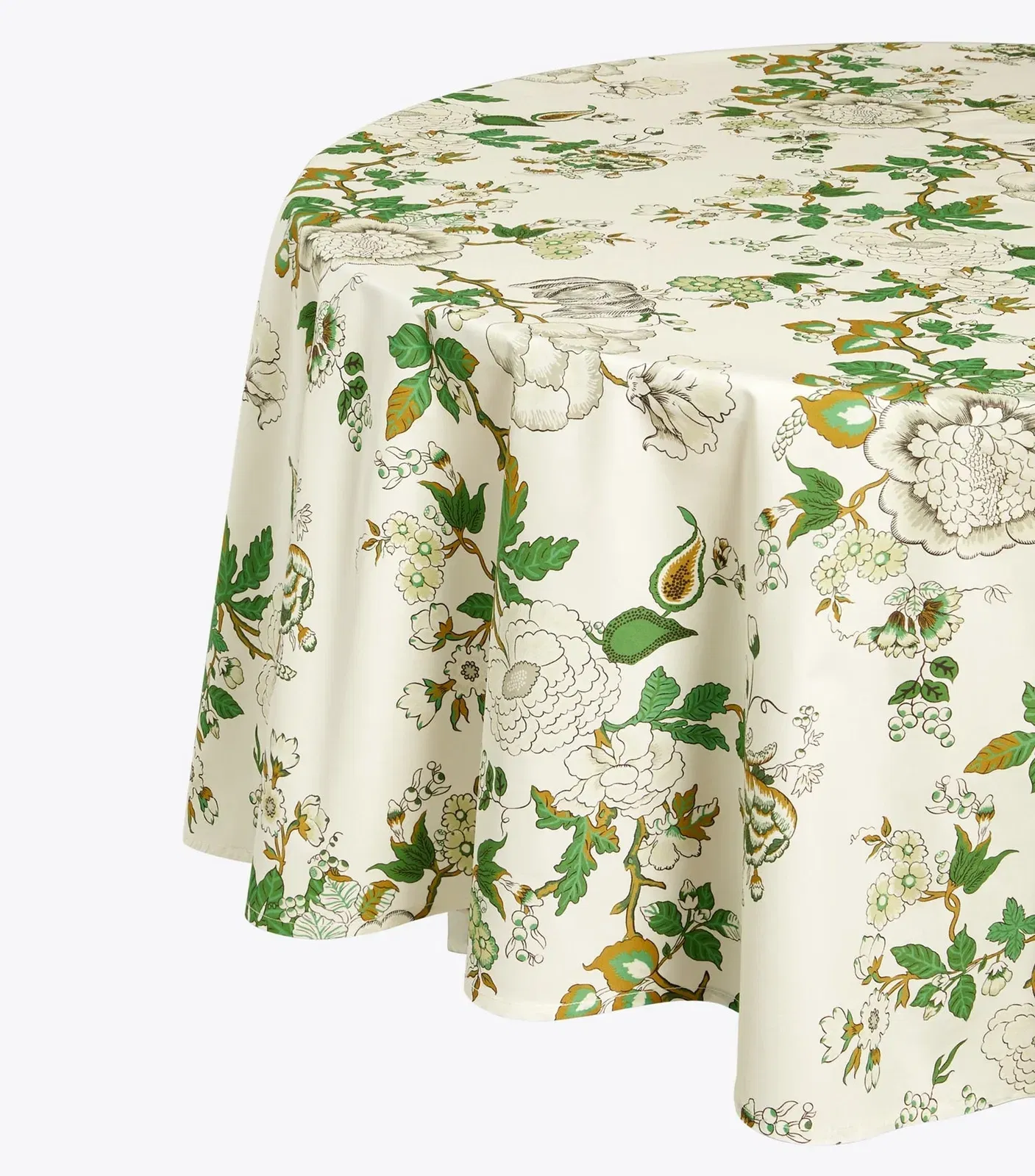 Happy Times Bouquet Round Tablecloth, 108"