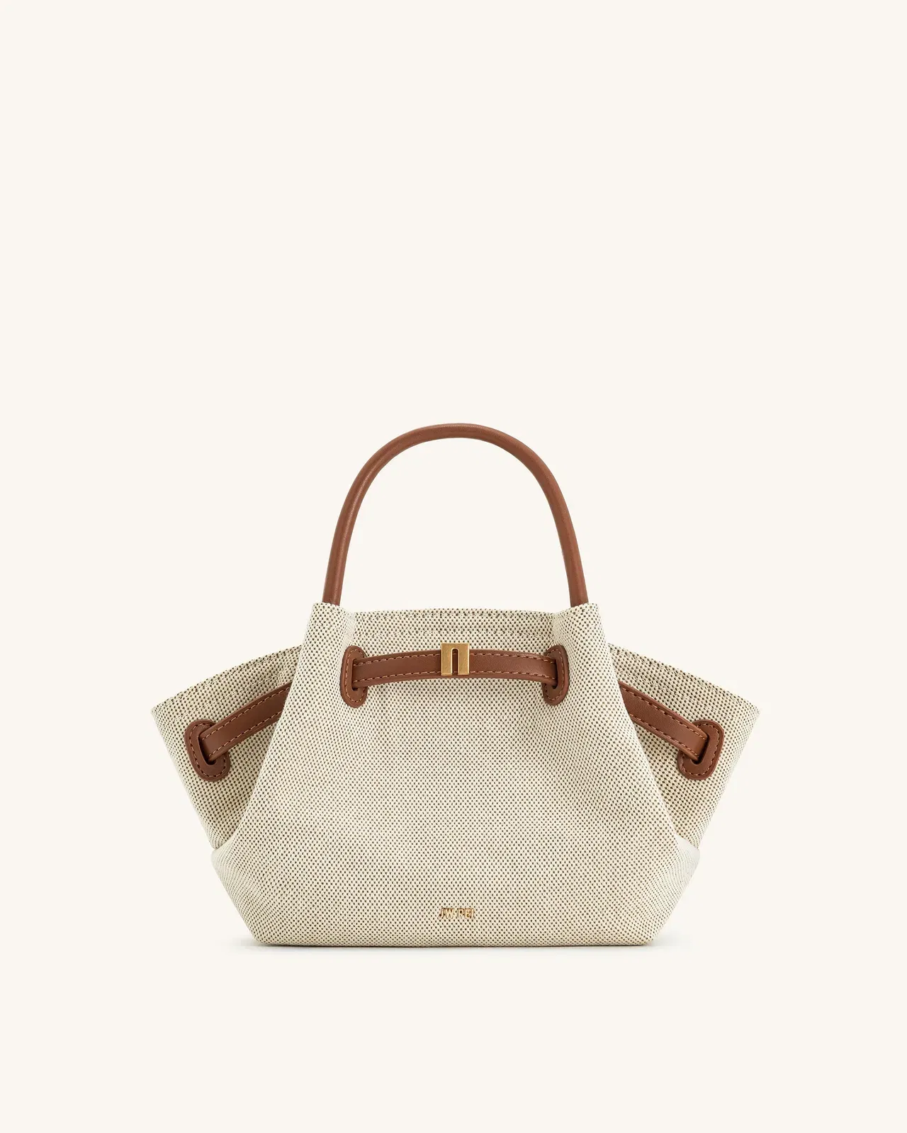 Jw Pei Hana Mini Tote Bag Brown Canvas
