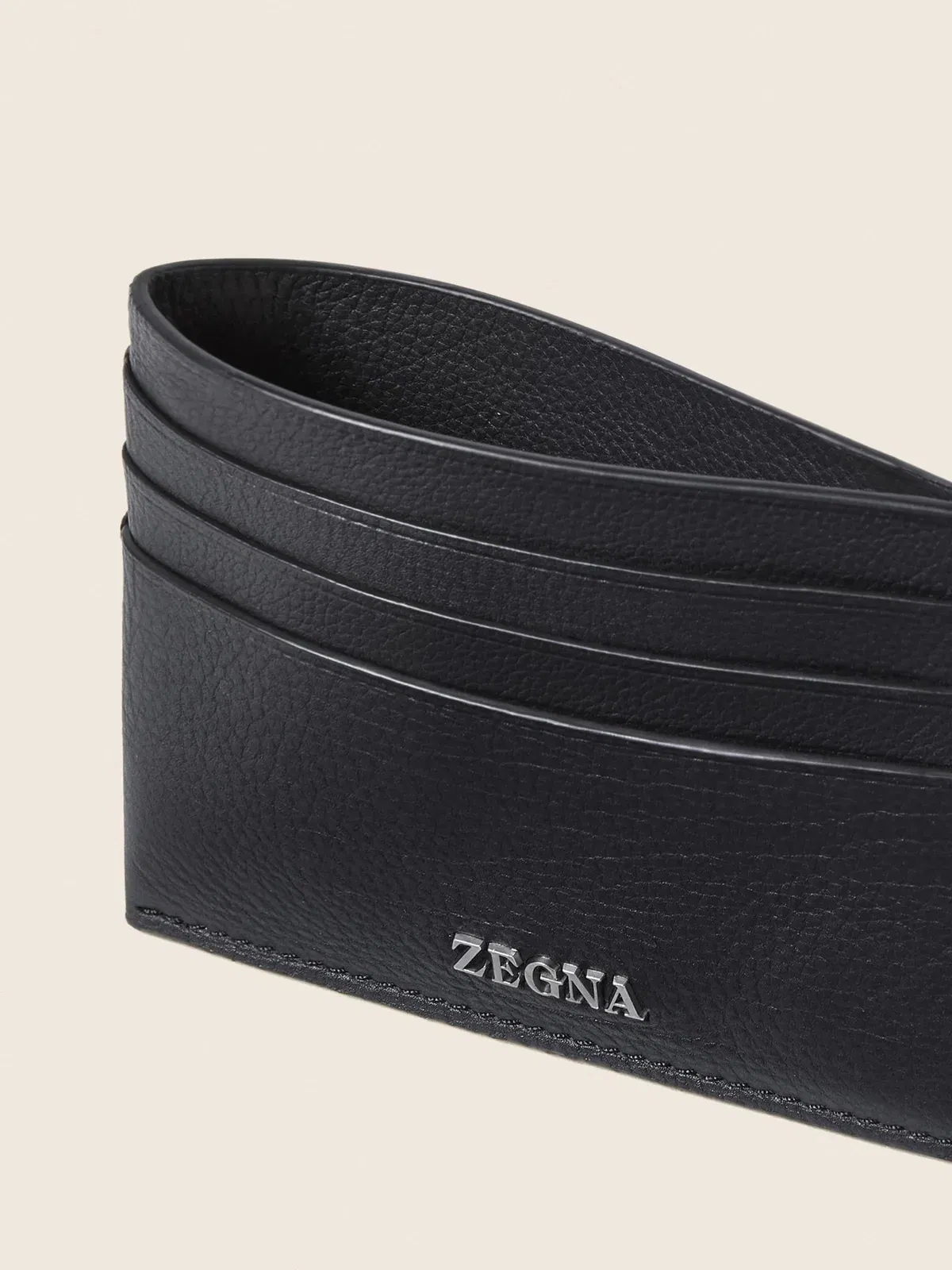 Zegna Dark Blue Secondskin Card Case