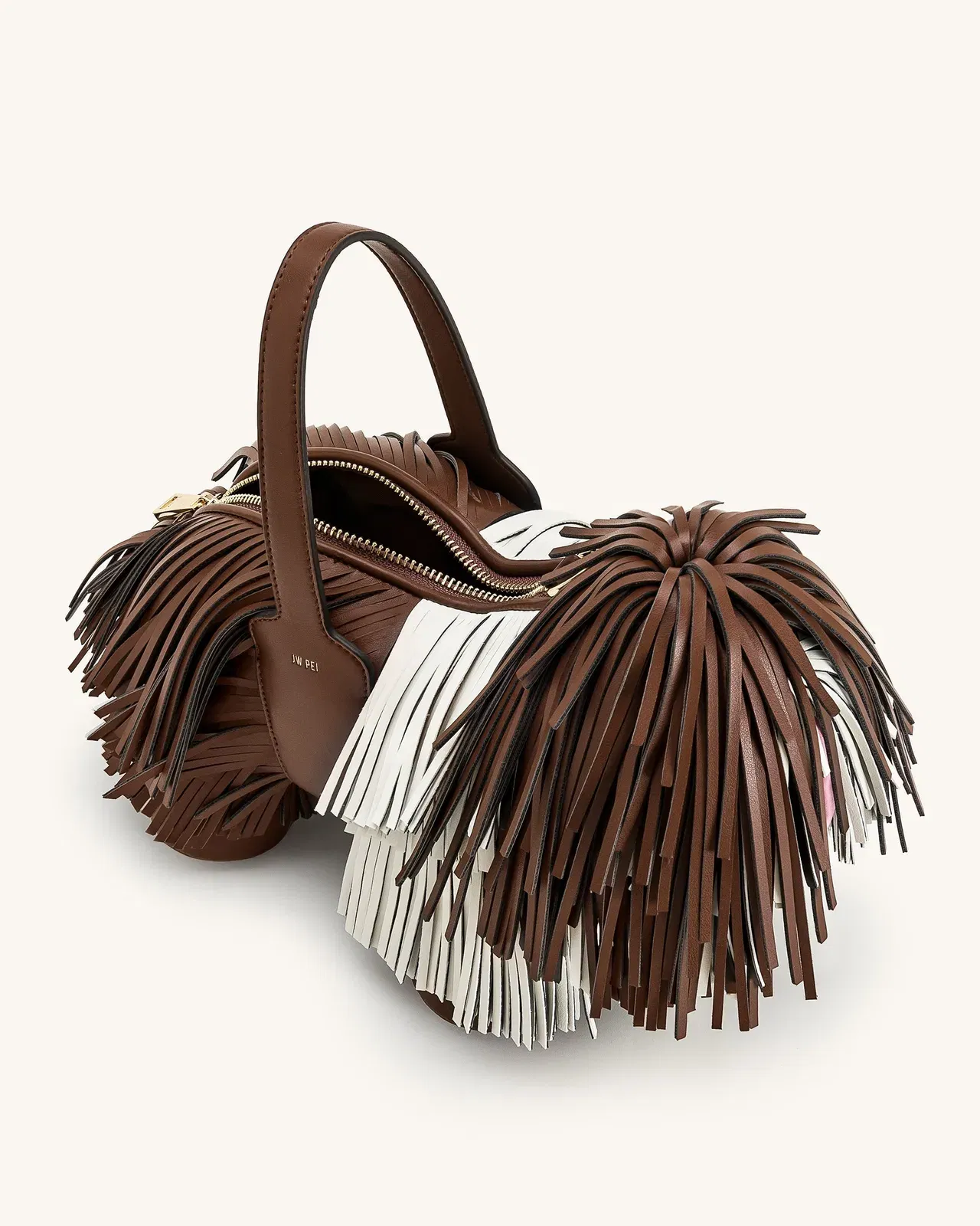 Jw Pei Nita Puppy Shape Handbag Caramel Brown