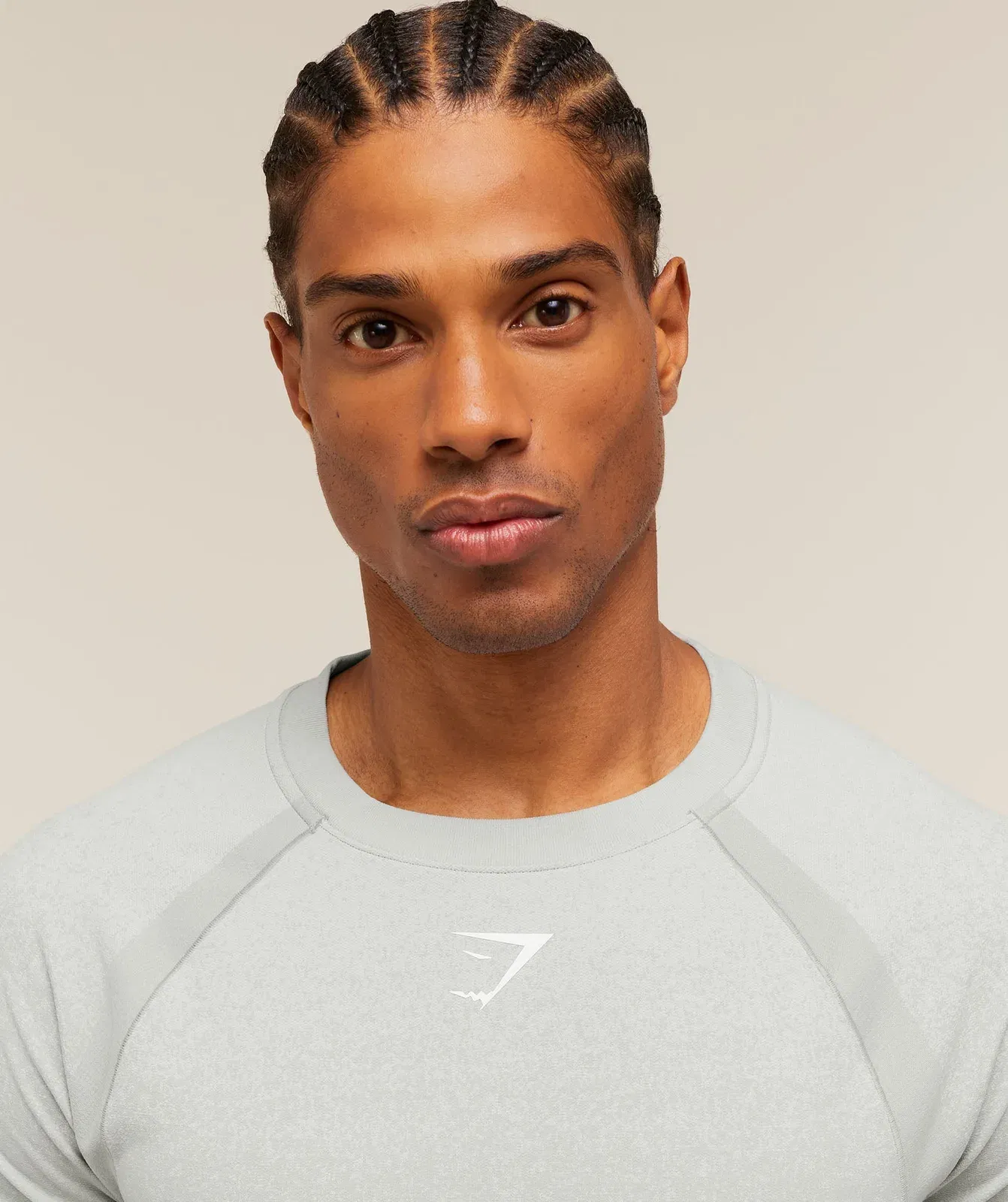 Gymshark Shadow Seamless T-Shirt Light Grey