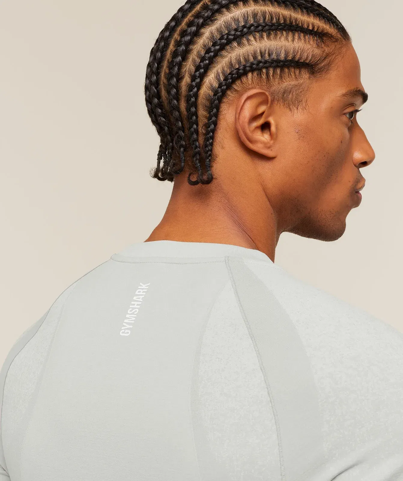 Gymshark Shadow Seamless T-Shirt Light Grey
