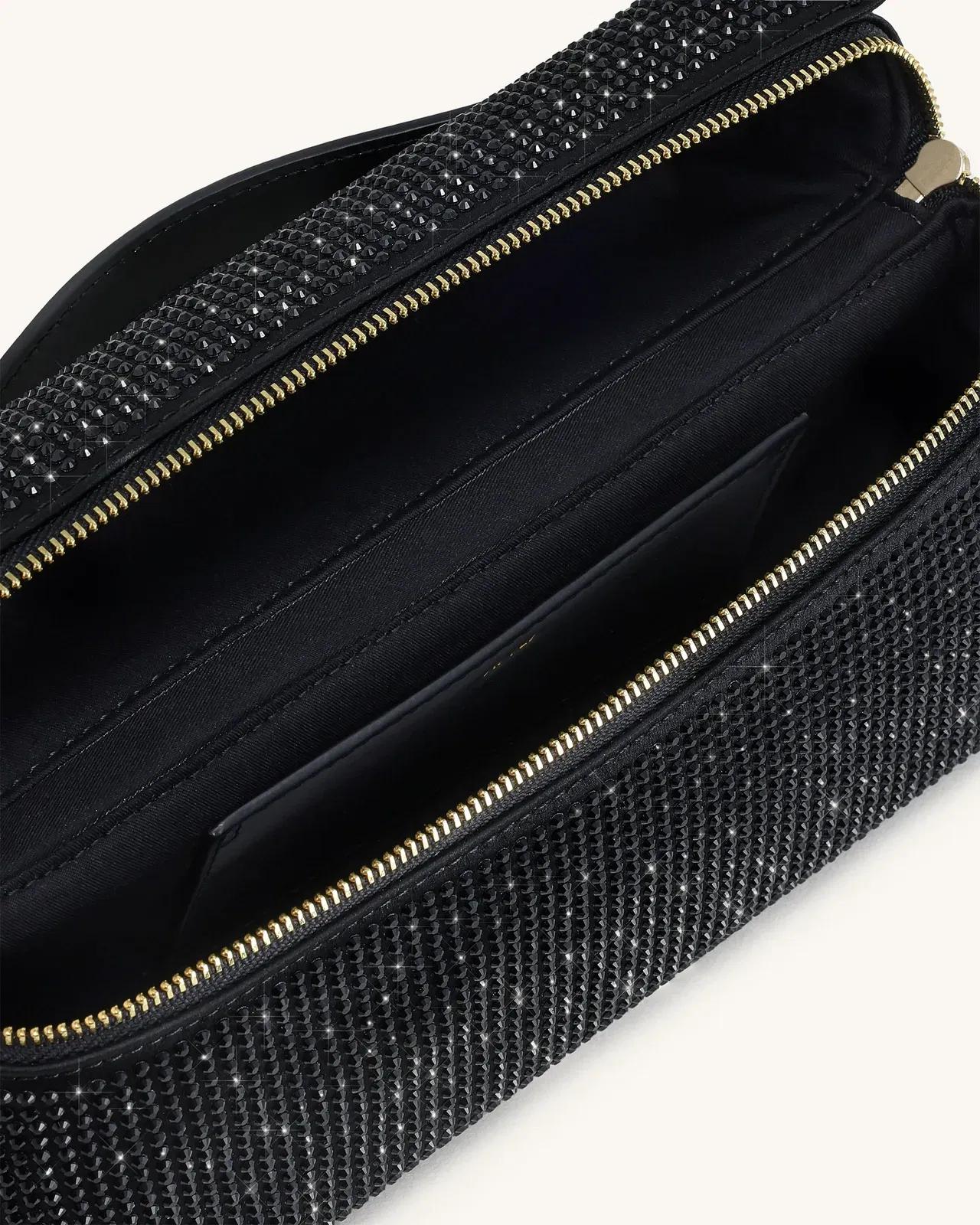 Jw Pei Thea Artificial Crystal Top Handle Bag Black