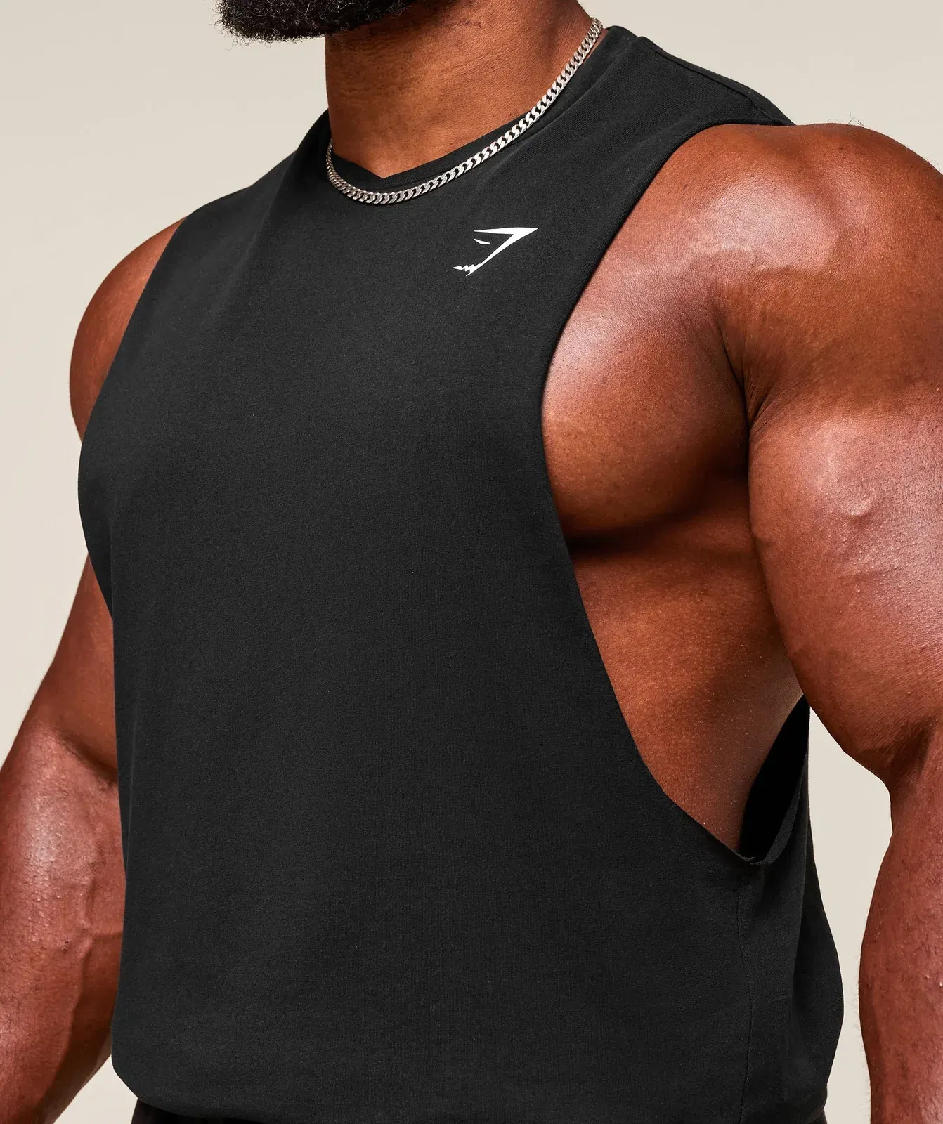 Gymshark Critical 2.0 Drop Arm Tank Black
