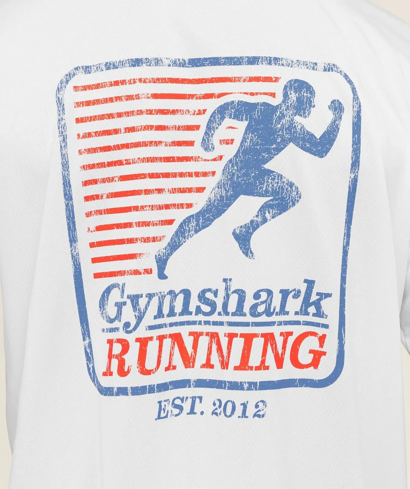 Gymshark Run Club Graphic T-Shirt Gs White