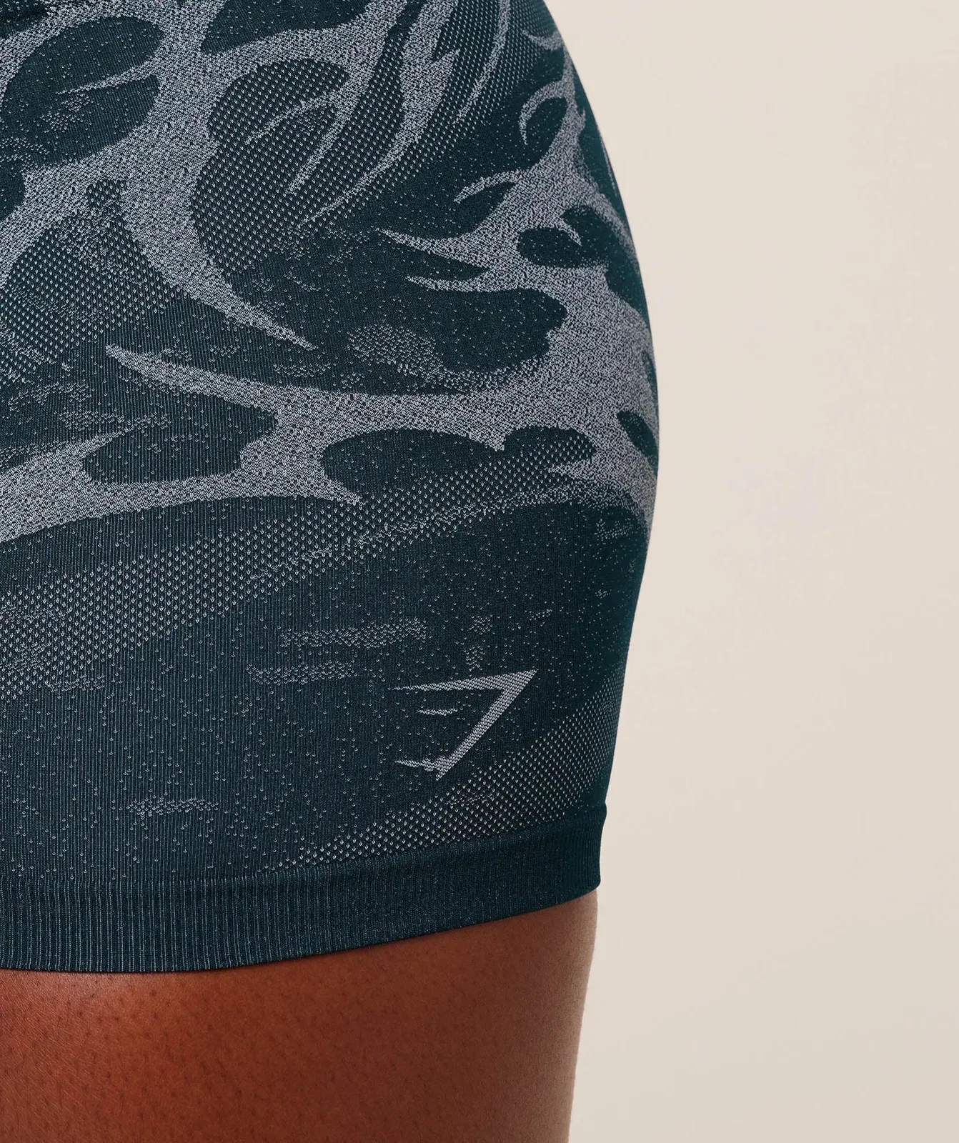 Women's Gymshark Storm Seamless Shorts Deep Petrol Blue