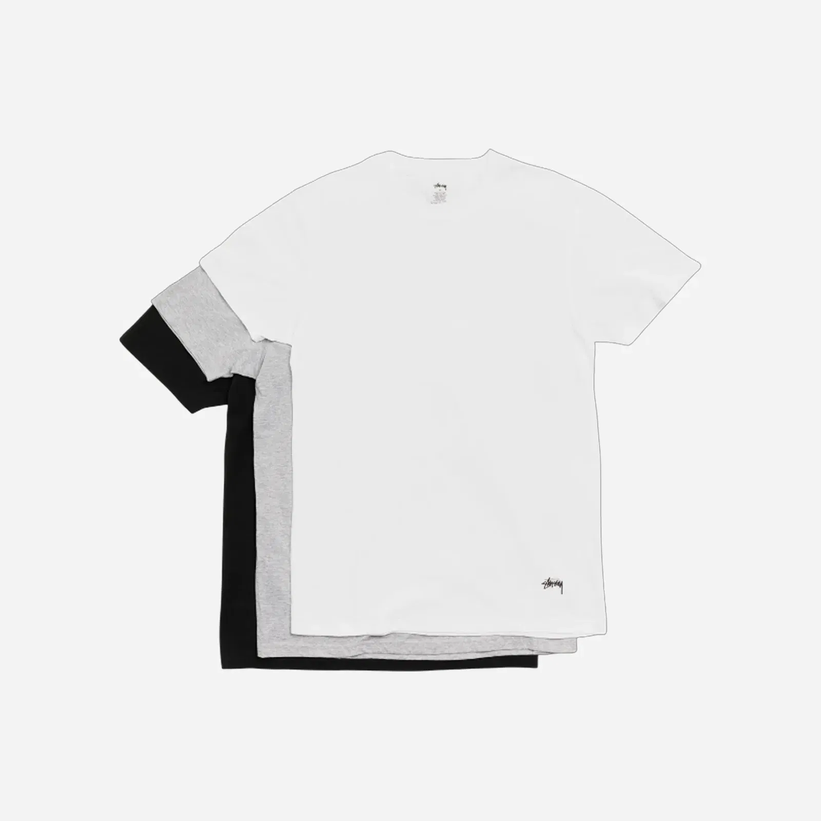 Stussy T-Shirt Pack of 3 Multicolor