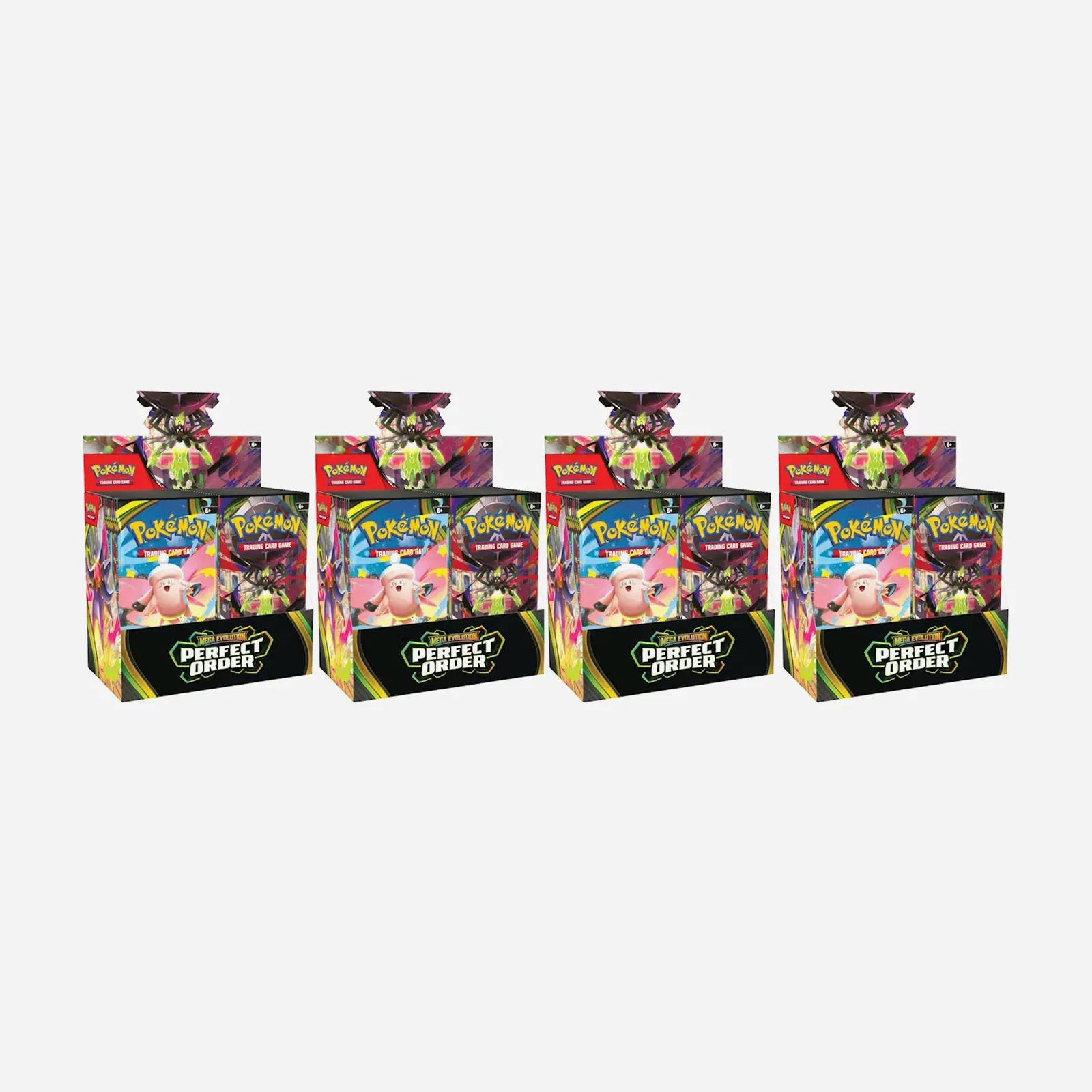 2026 Pokemon Mega Perfect Order Booster Box 4x Lot