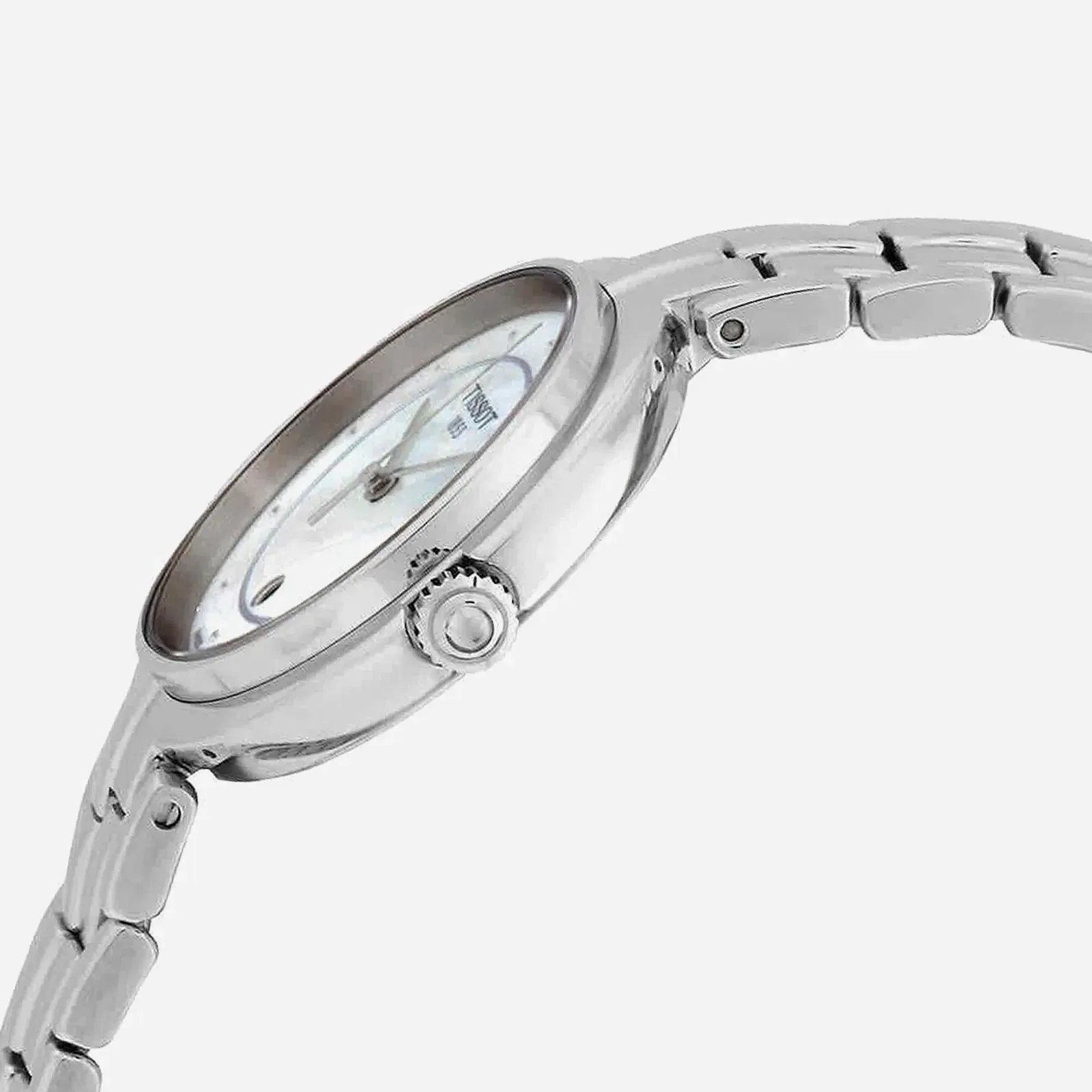 Tissot Flamingo Quartz Dial Silver Stainless Steel Strap Watch
