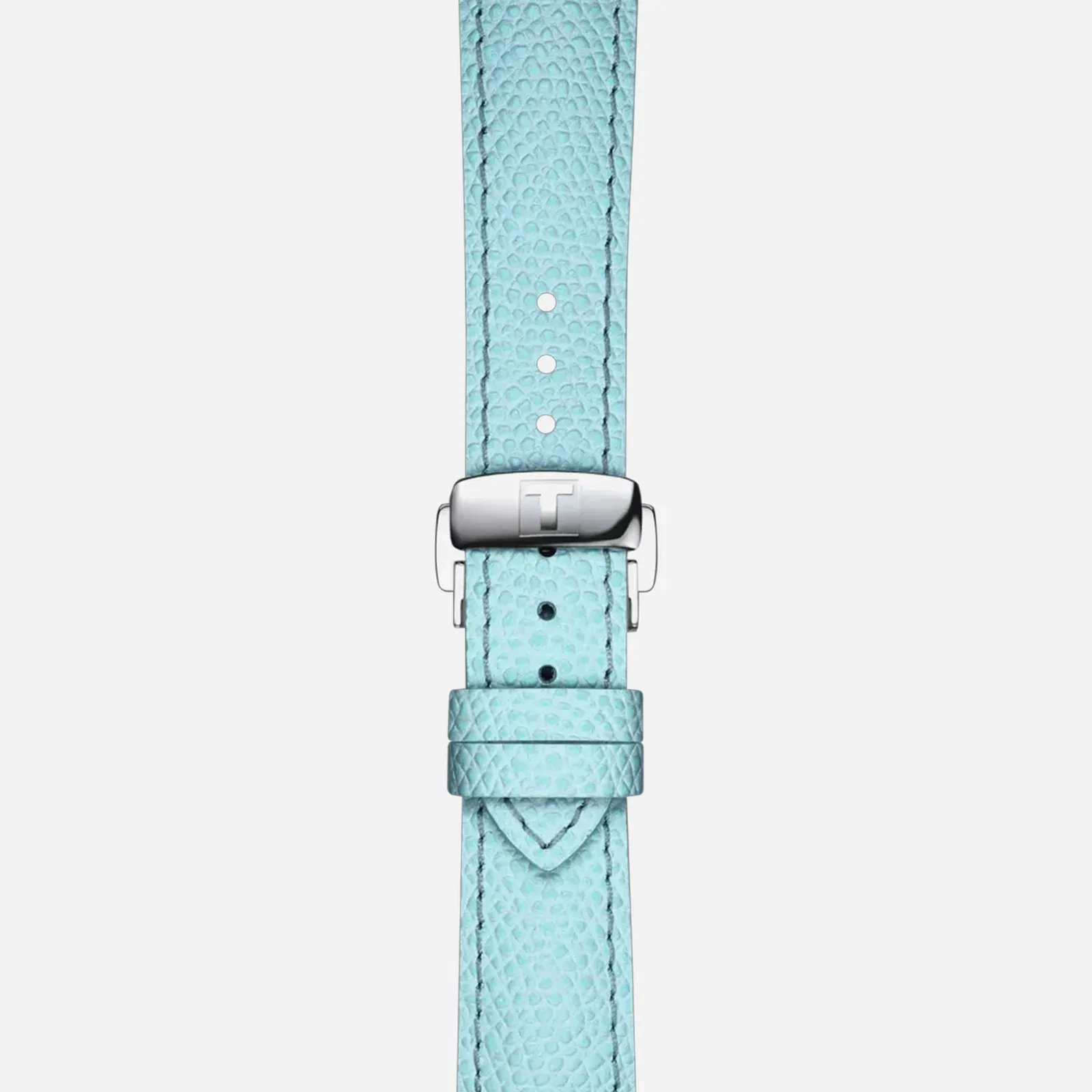 Tissot Chemin Des Tourelles Powermatic 80 34mm Alpha Dial Blue Leather Strap Watch