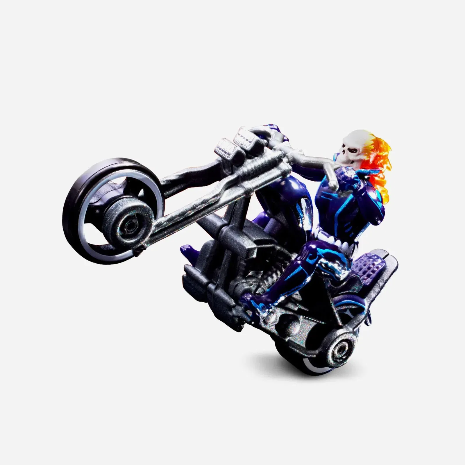Hot Wheels X Marvel Ghost Rider Motorcycle & Figure Collectible 2022 SDCC Exclusive