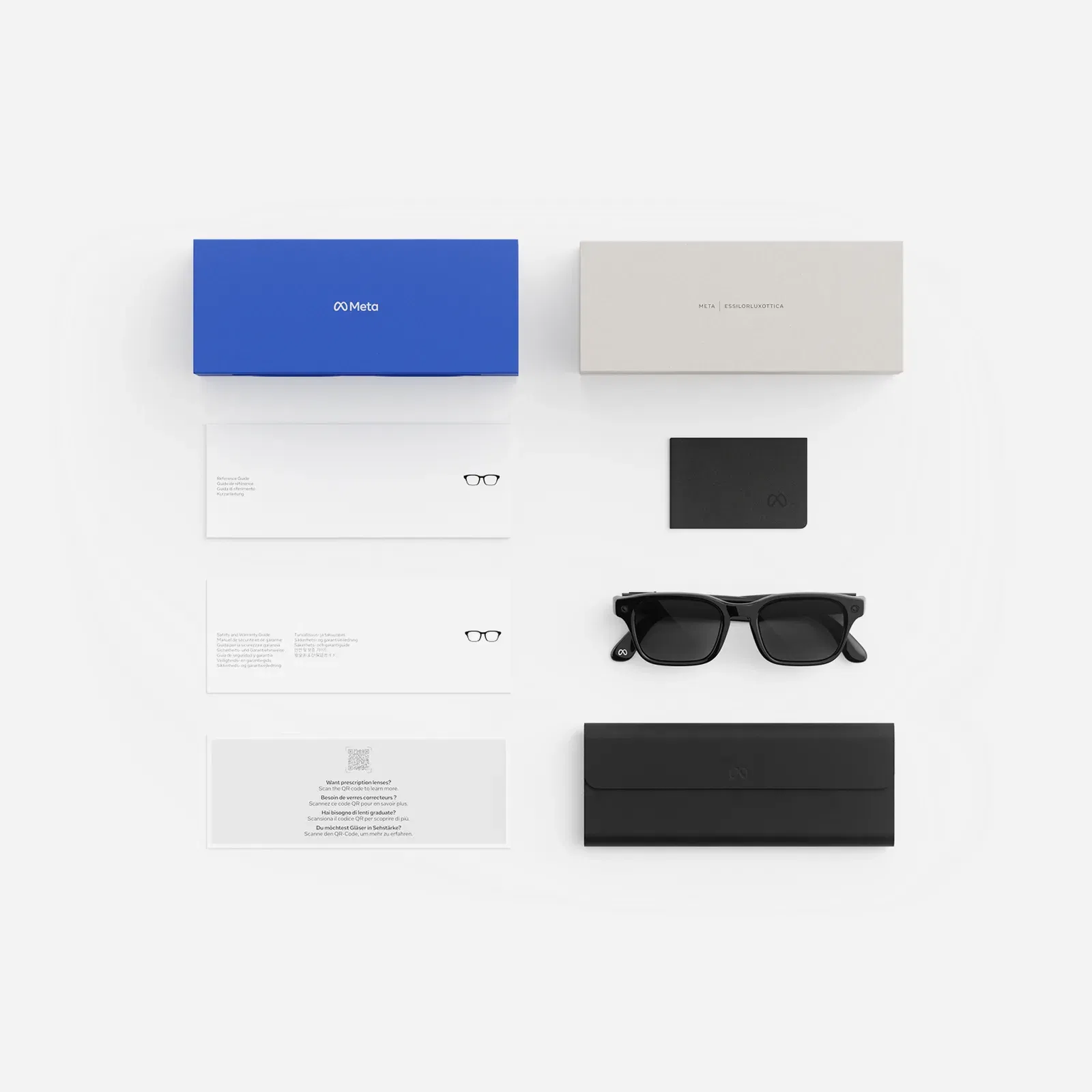 Meta AI Glasses Adventurer Classic Black Clear to Grey Transitions Lens