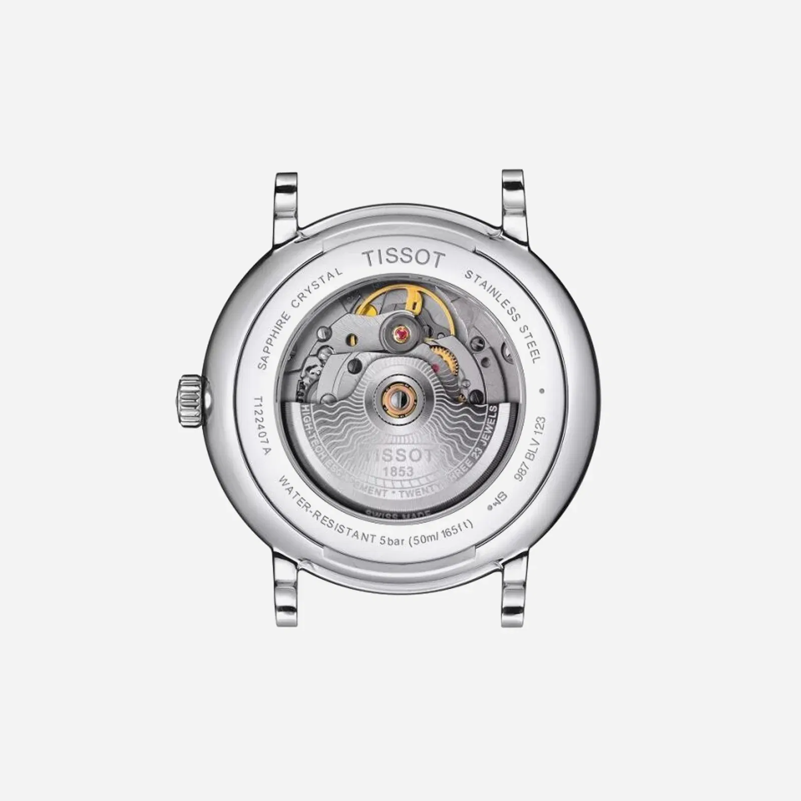 Tissot Carson Premium Powermatic 80 Automatic Dial Grey Stainless Steel Watch