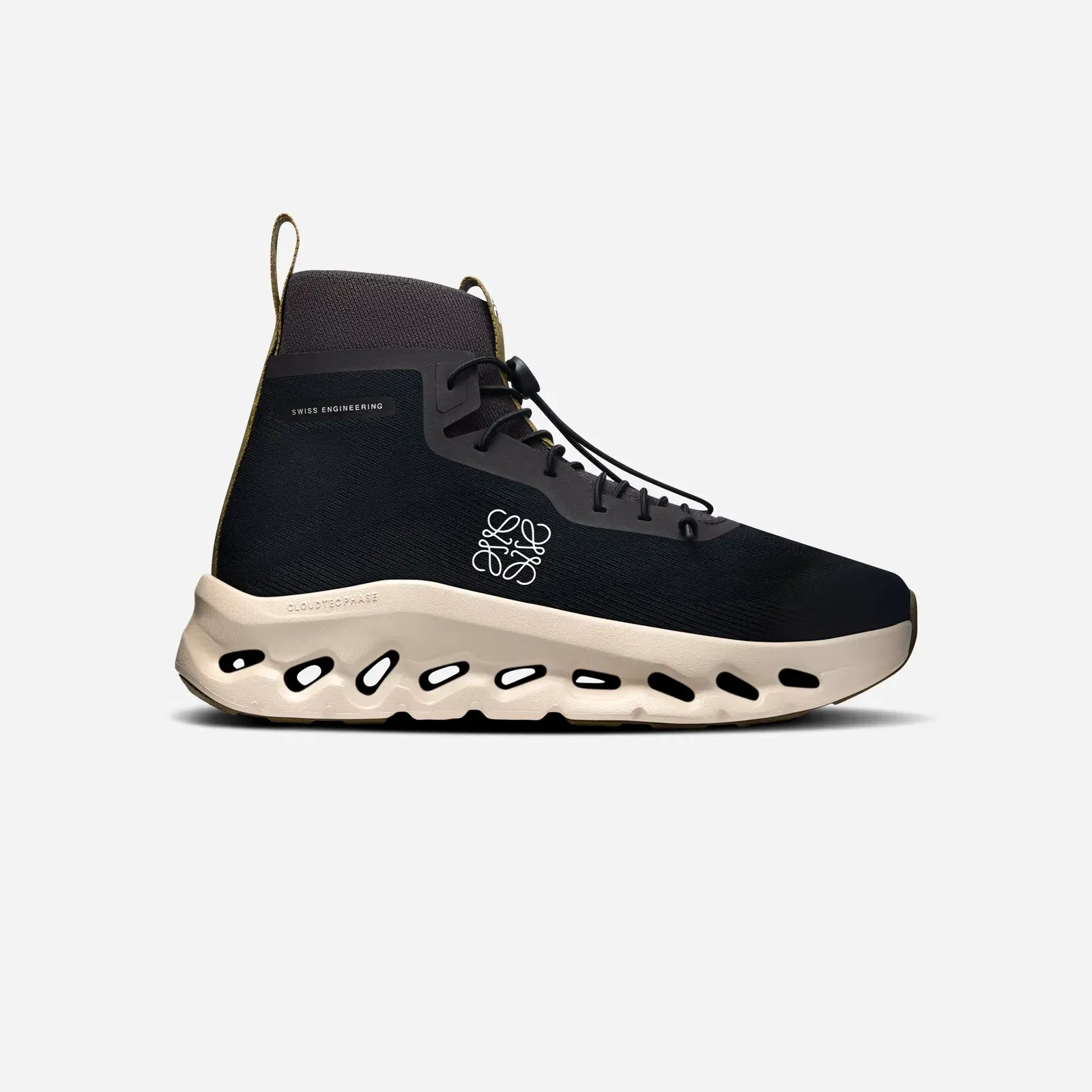 On Cloudtilt Hi Loewe Black Oatmeal Olive (Women'S)